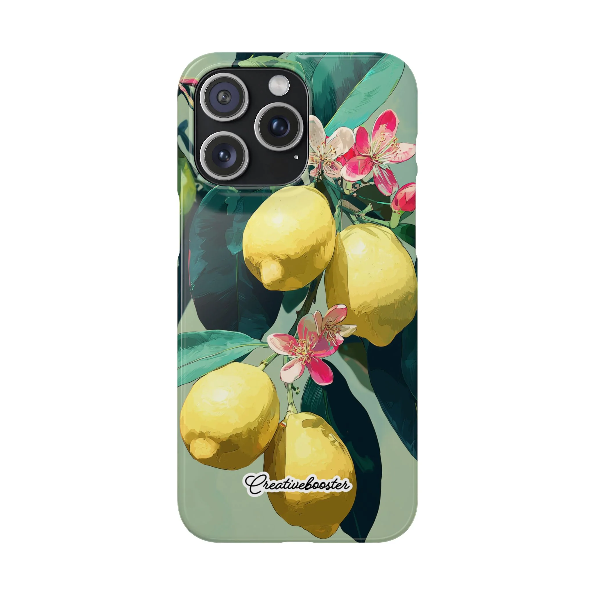 Lemon Bloom - Slim Phone Case - Image 46