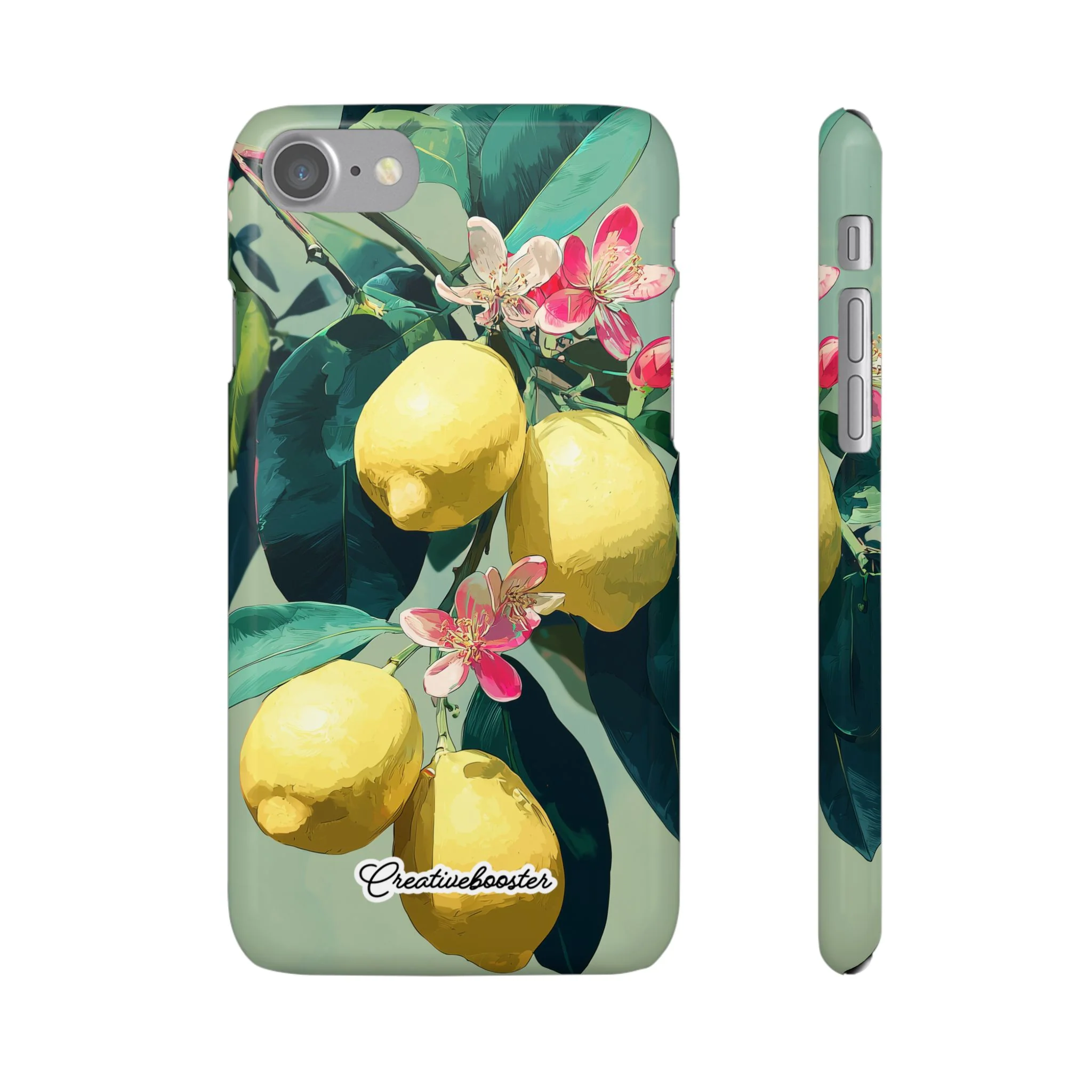 Lemon Bloom - Slim Phone Case - Image 5