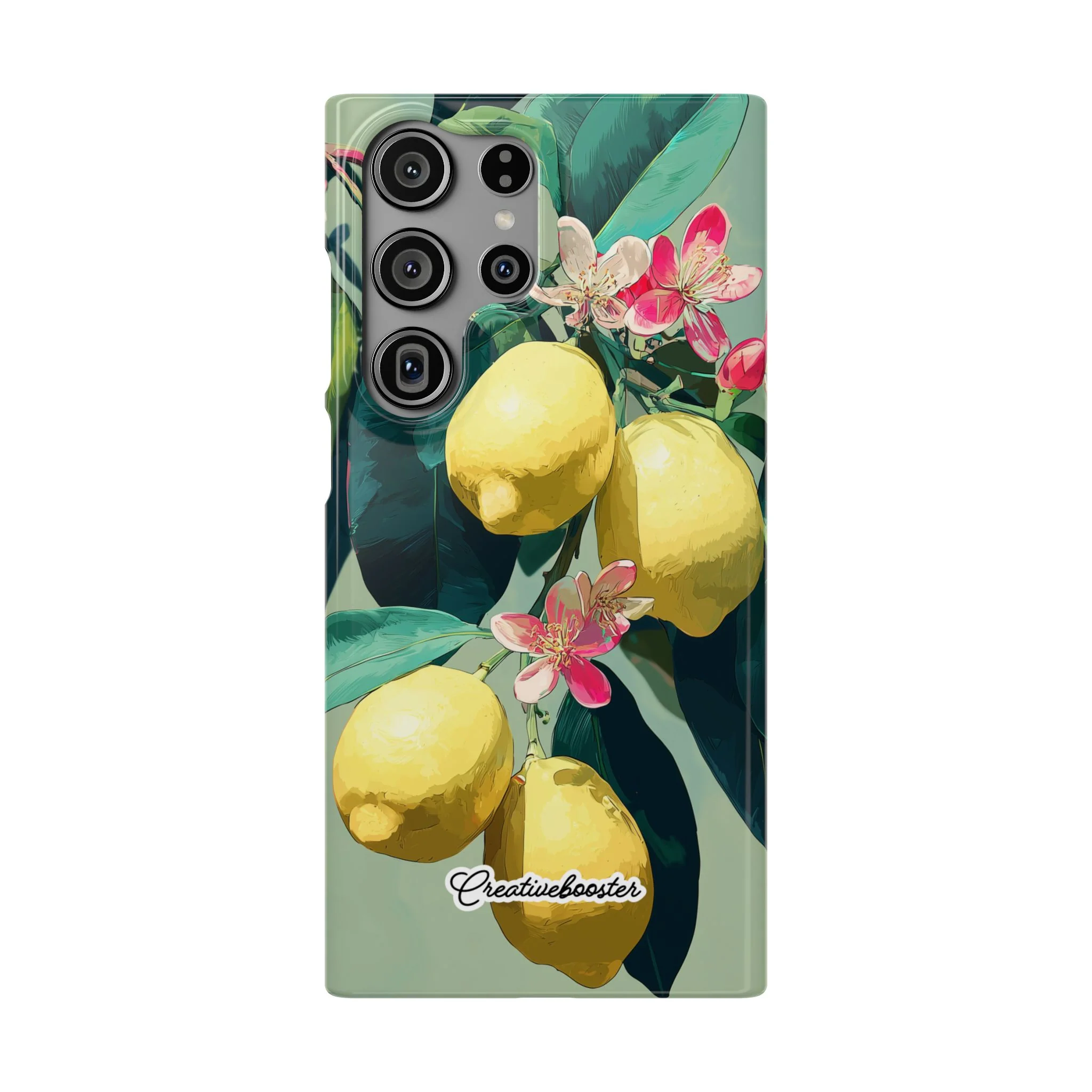 Lemon Bloom - Slim Phone Case - Image 52