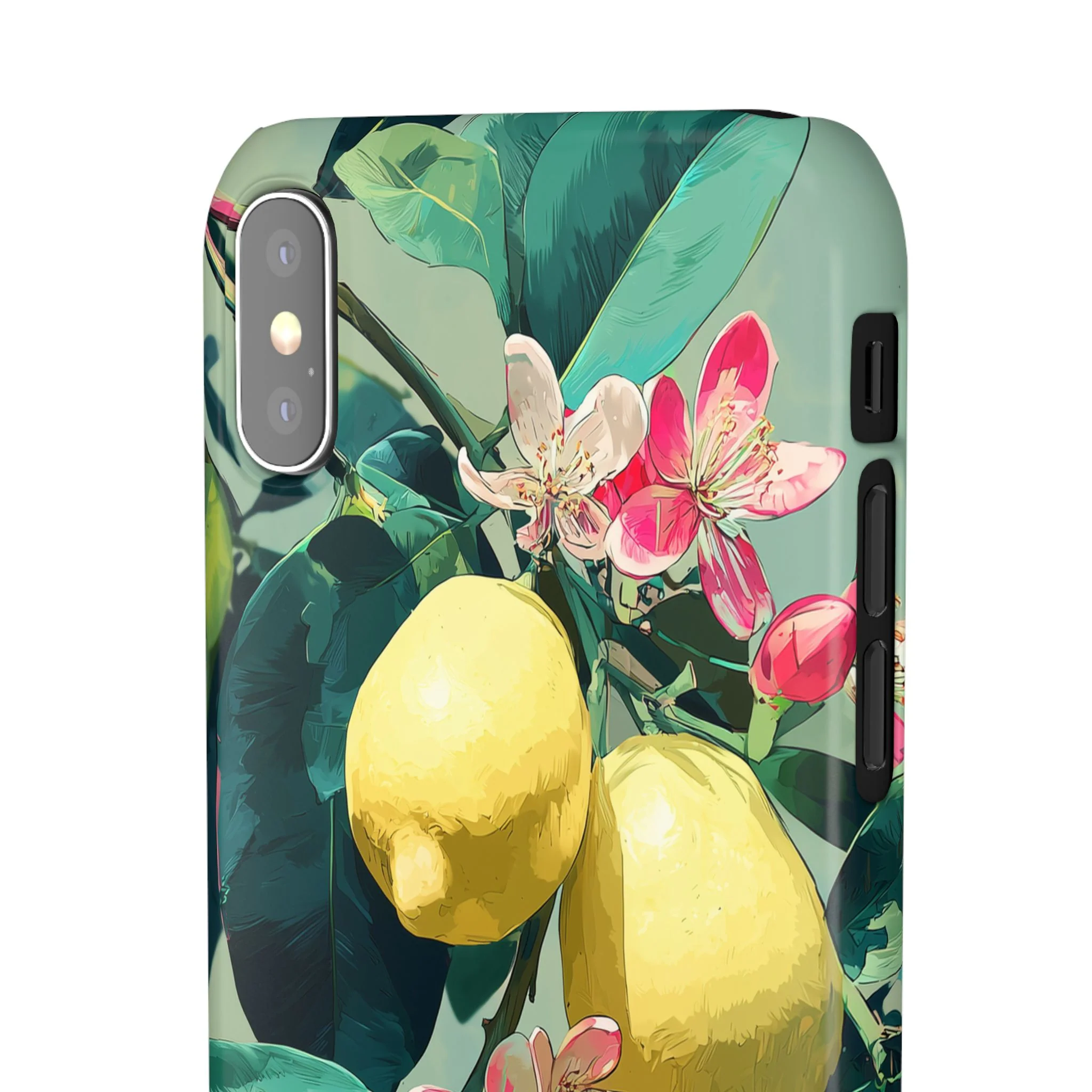 Lemon Bloom - Slim Phone Case - Image 61