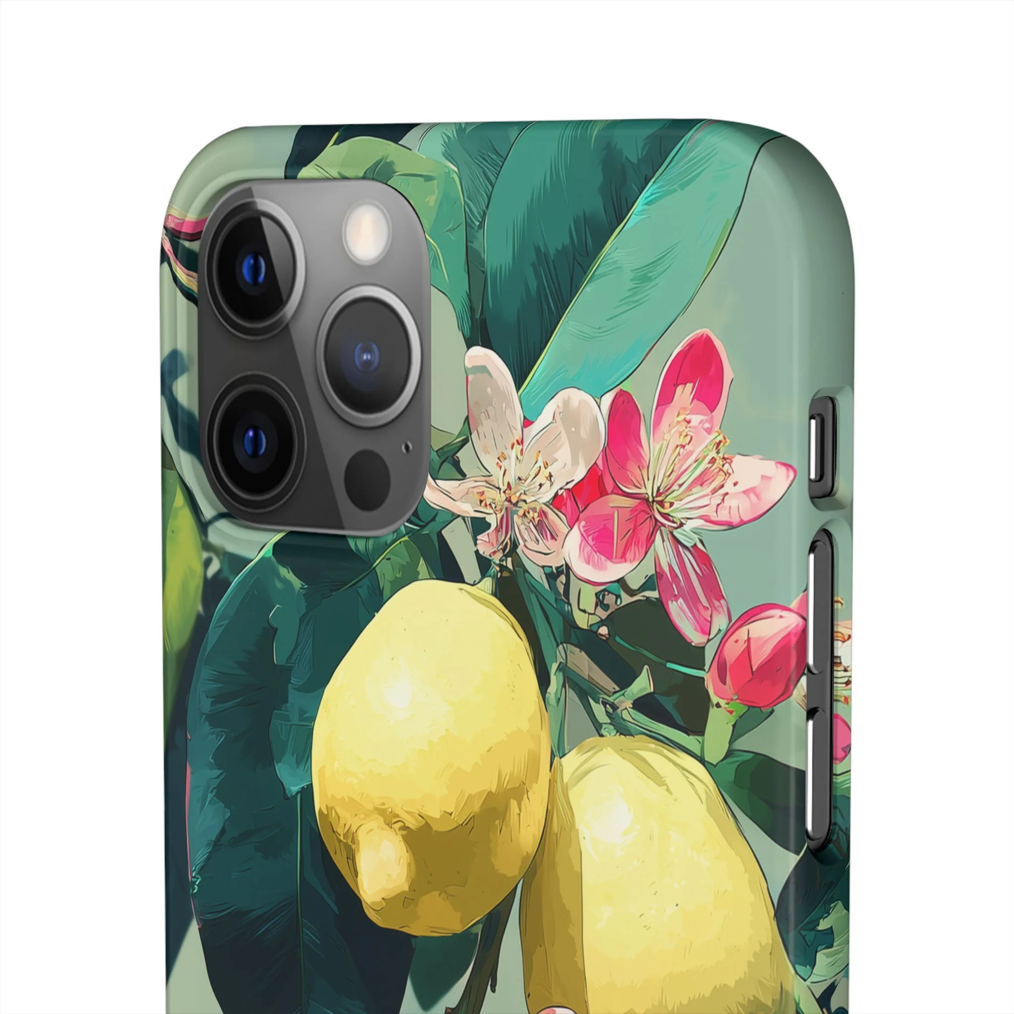 Lemon Bloom - Slim Phone Case - Image 74