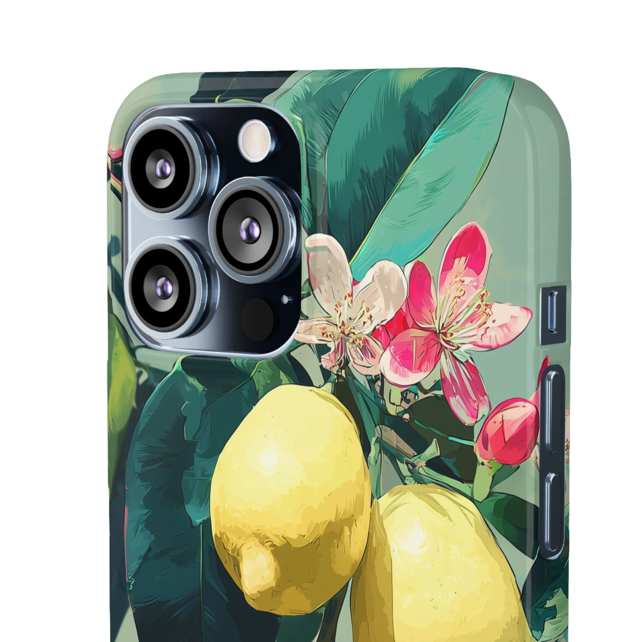 Lemon Bloom - Slim Phone Case - Image 79