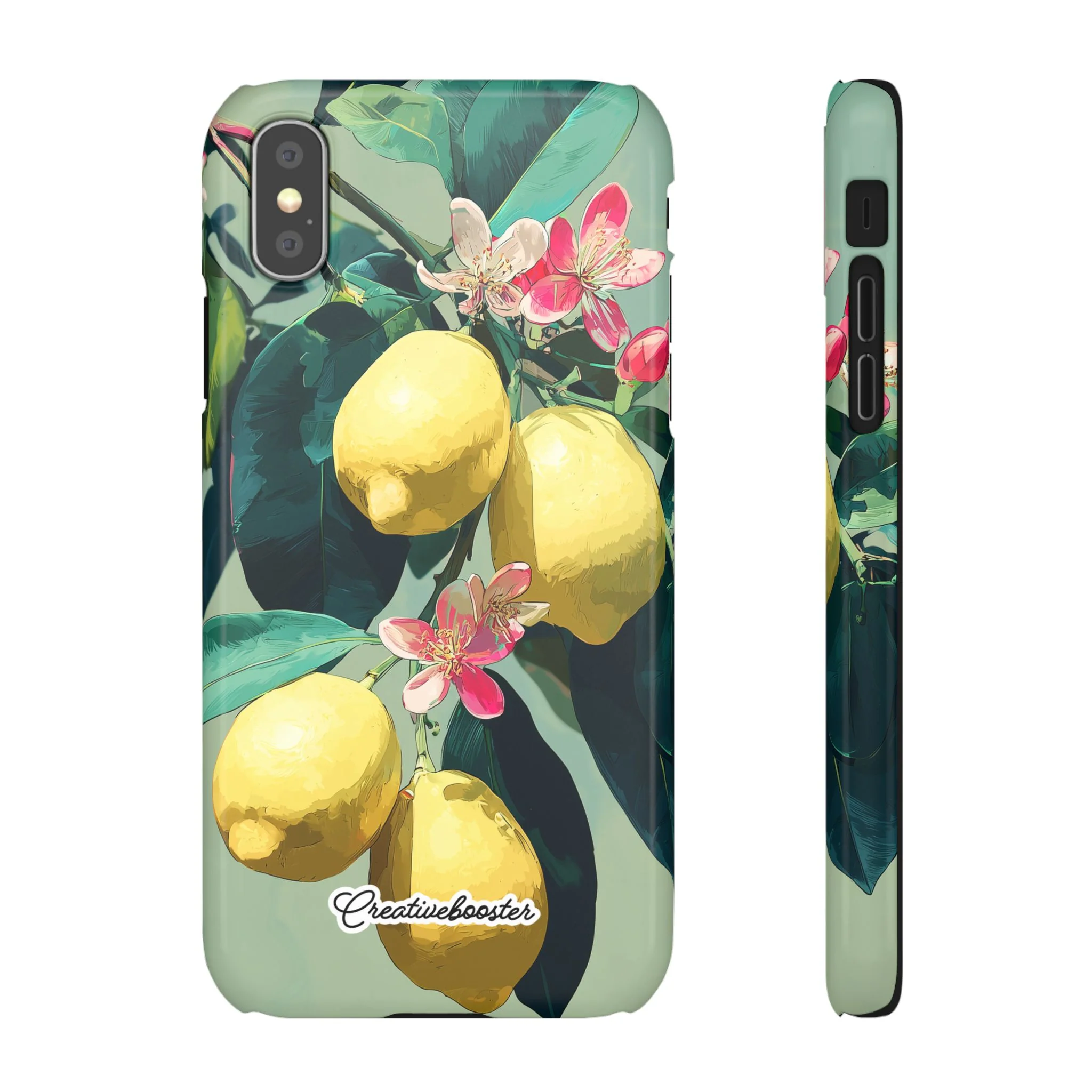 Lemon Bloom - Slim Phone Case - Image 8