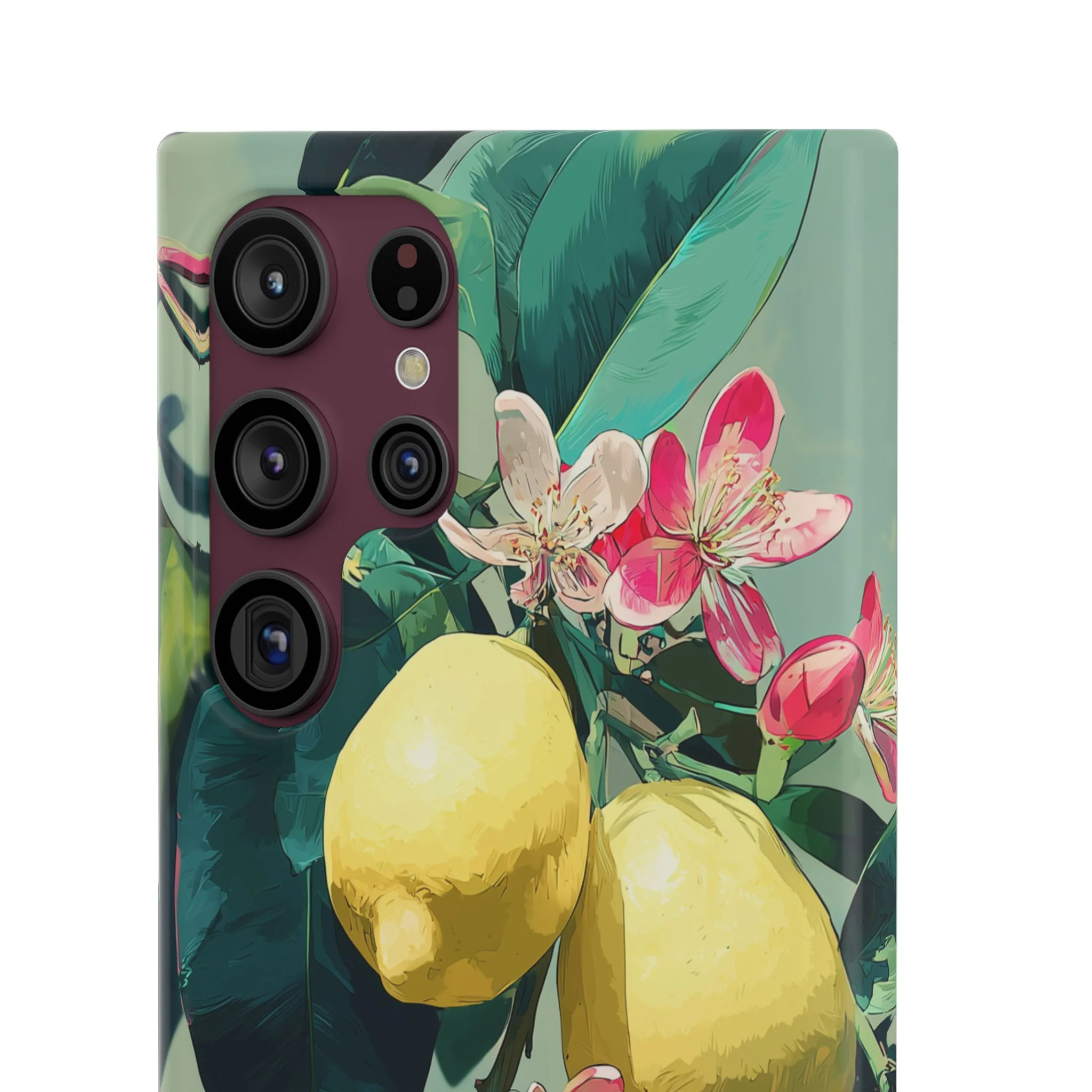 Lemon Bloom - Slim Phone Case - Image 88