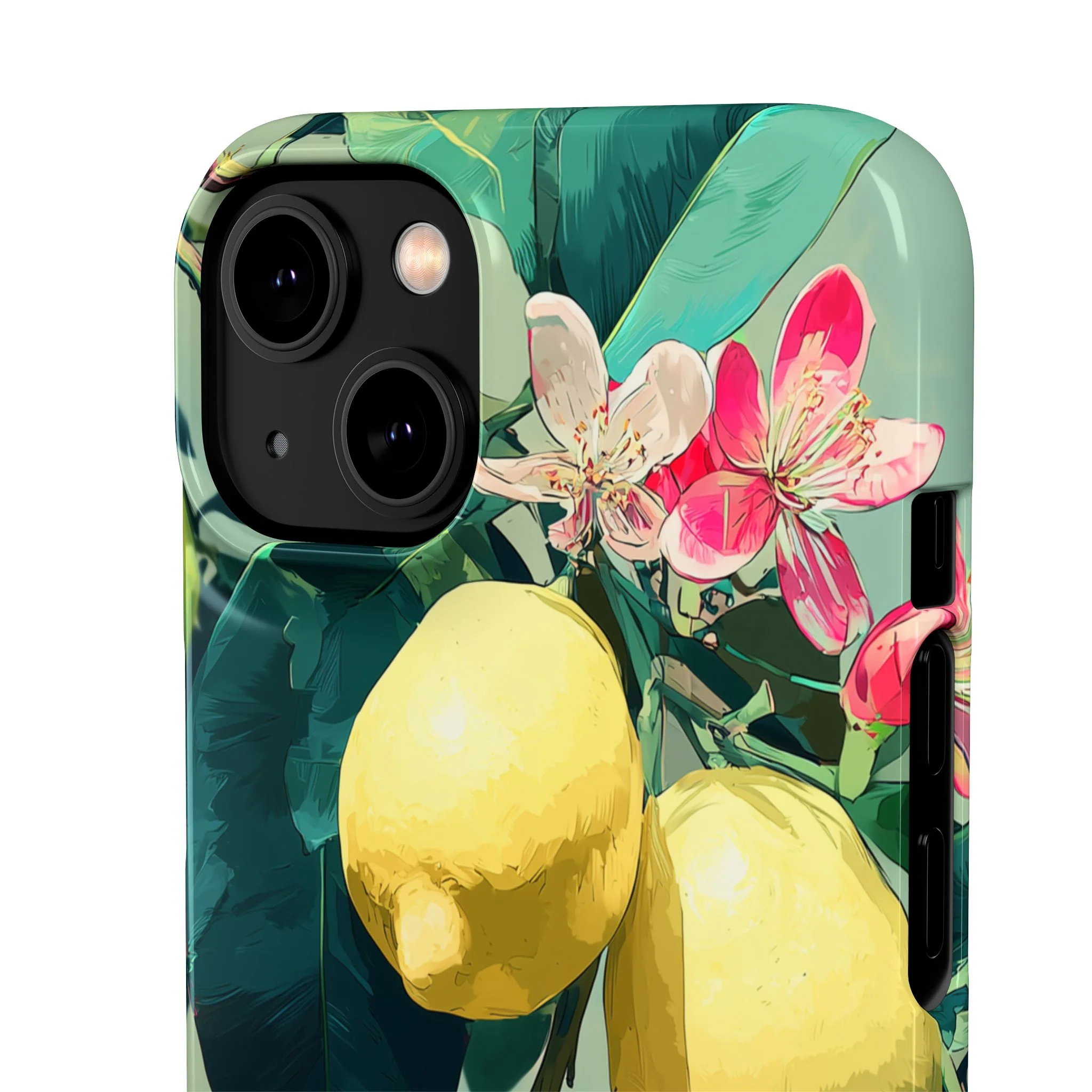 Lemon Bloom - Slim Phone Case - Image 89