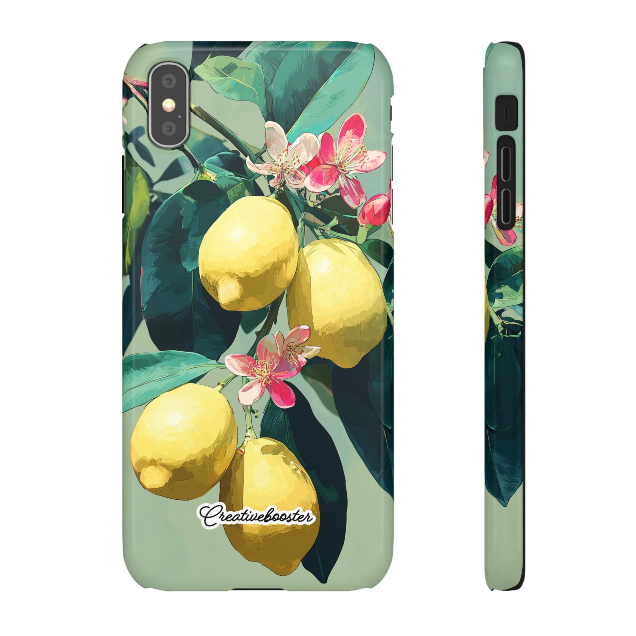 Lemon Bloom - Slim Phone Case - Image 9