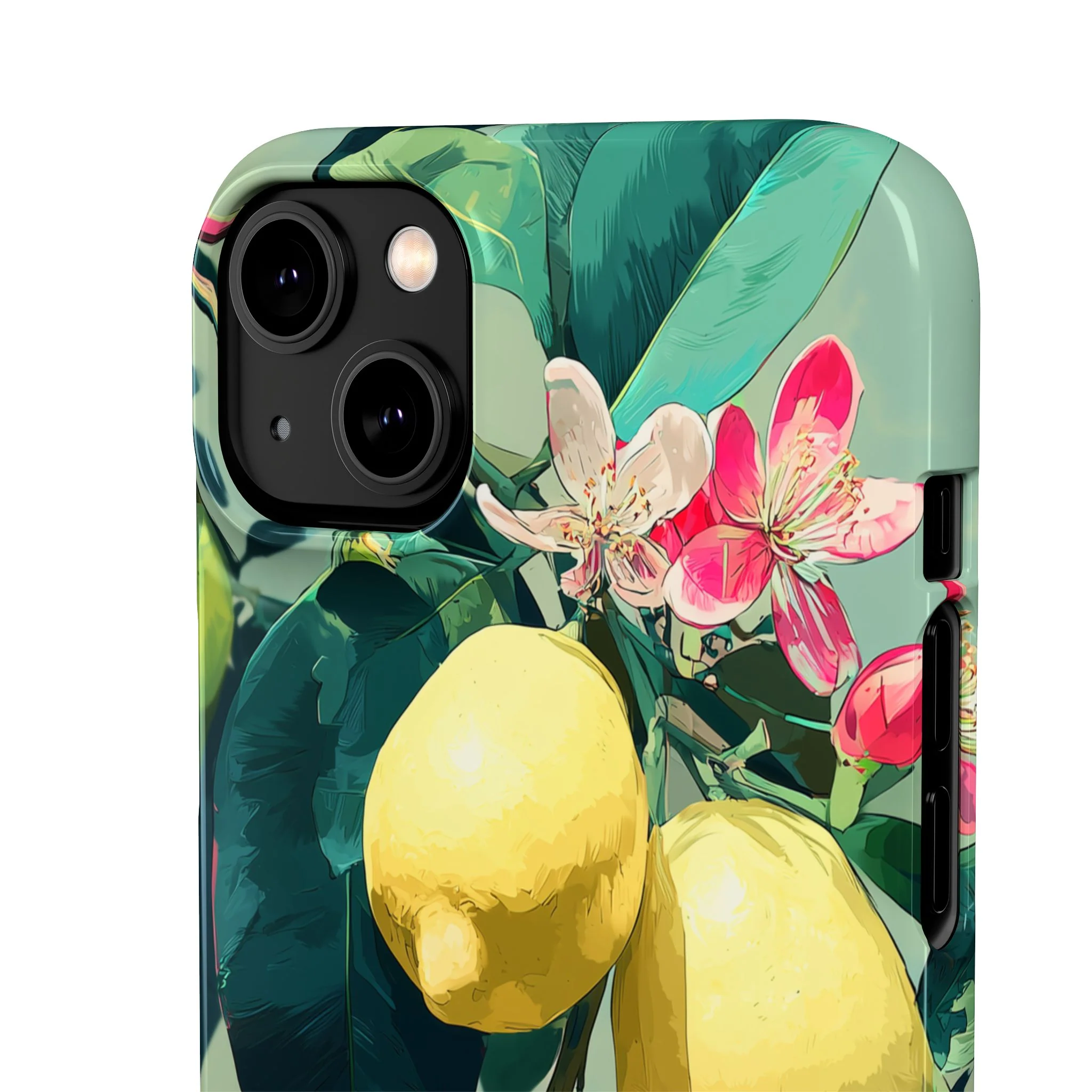 Lemon Bloom - Slim Phone Case - Image 91