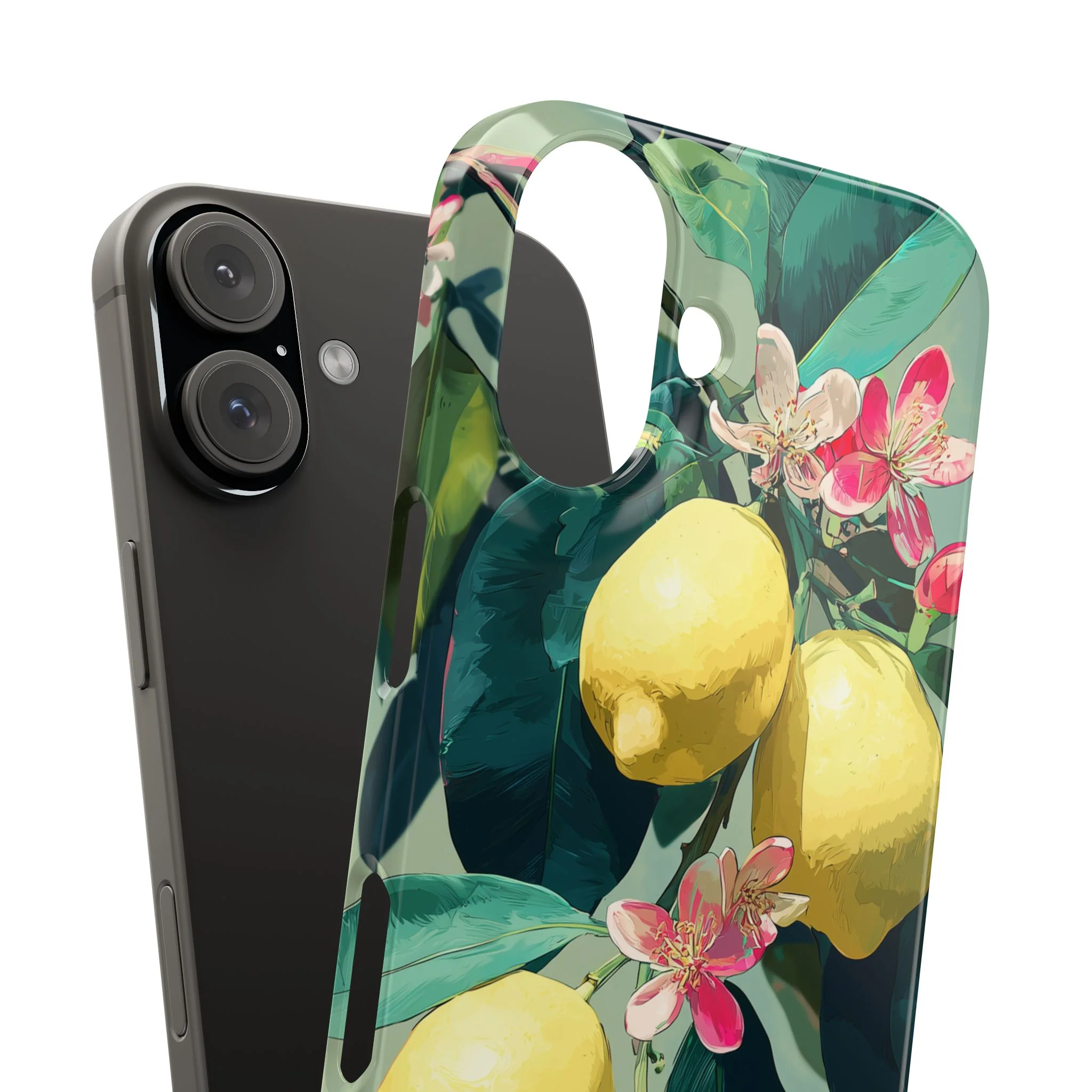 Lemon Bloom - Slim Phone Case - Image 94