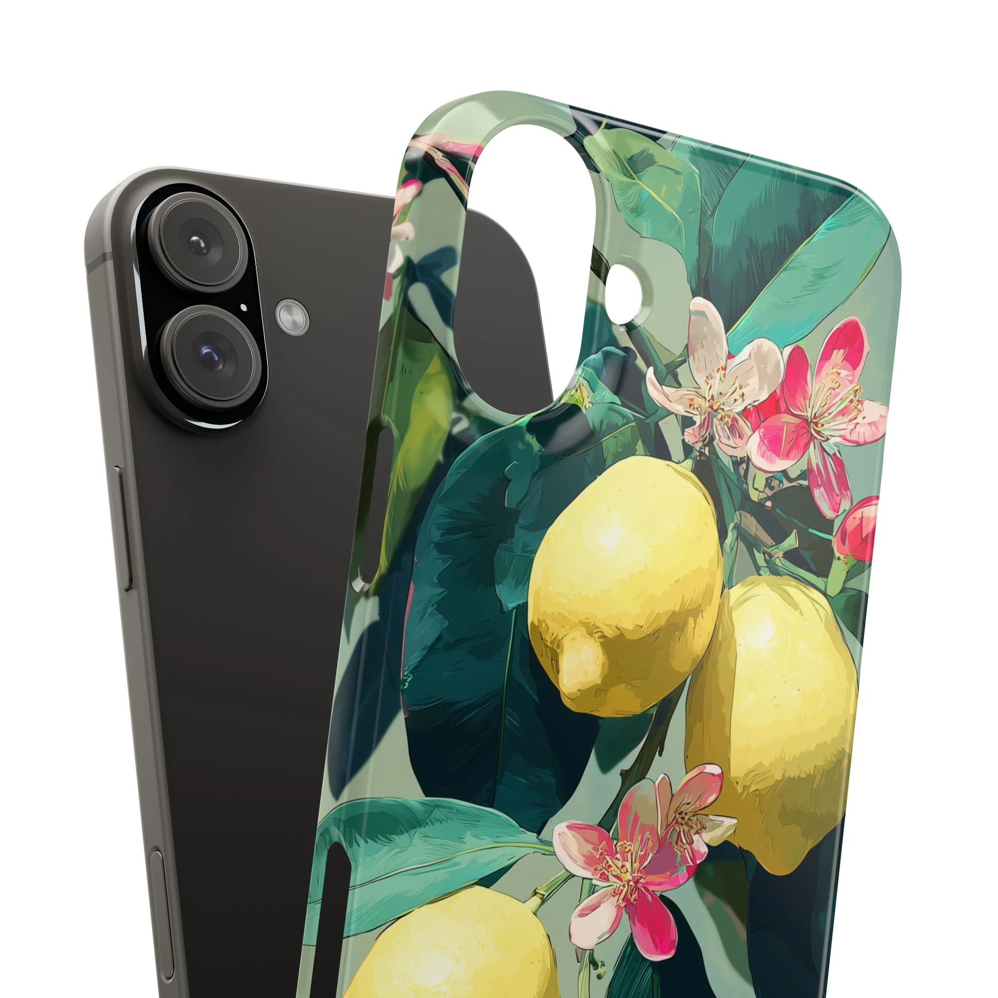 Lemon Bloom - Slim Phone Case - Image 96