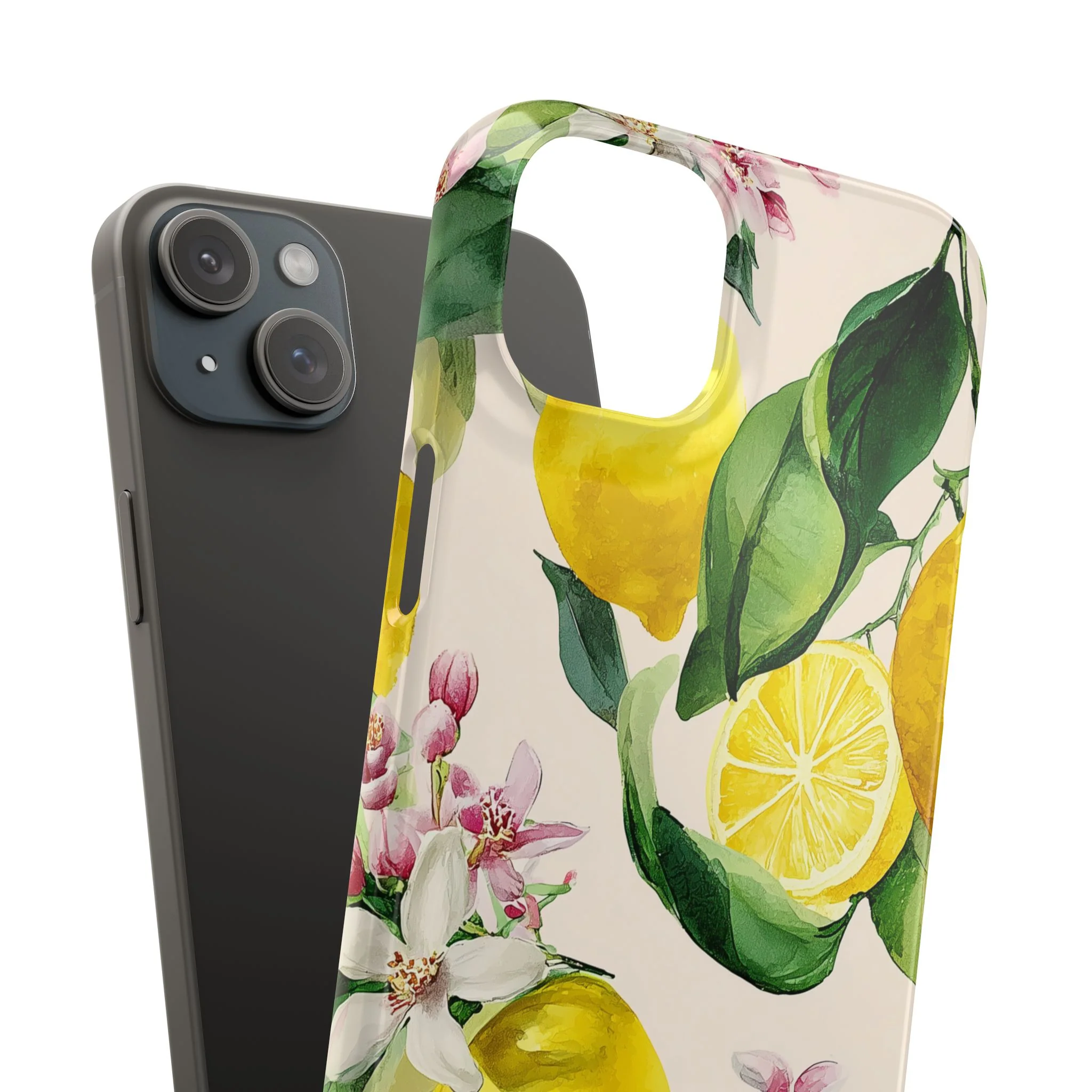 Lemon Blossom - Slim Phone Case - Image 104