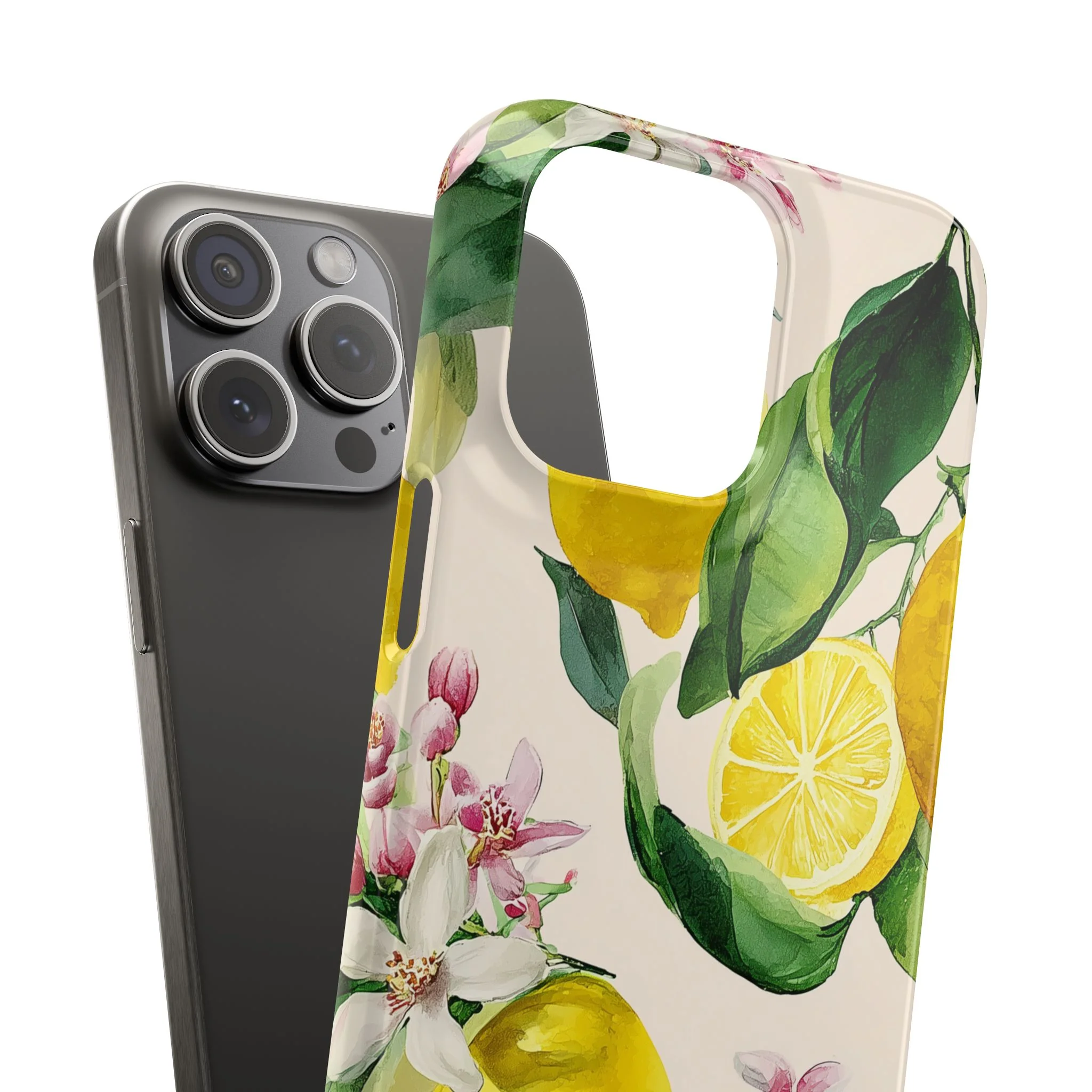 Lemon Blossom - Slim Phone Case - Image 106