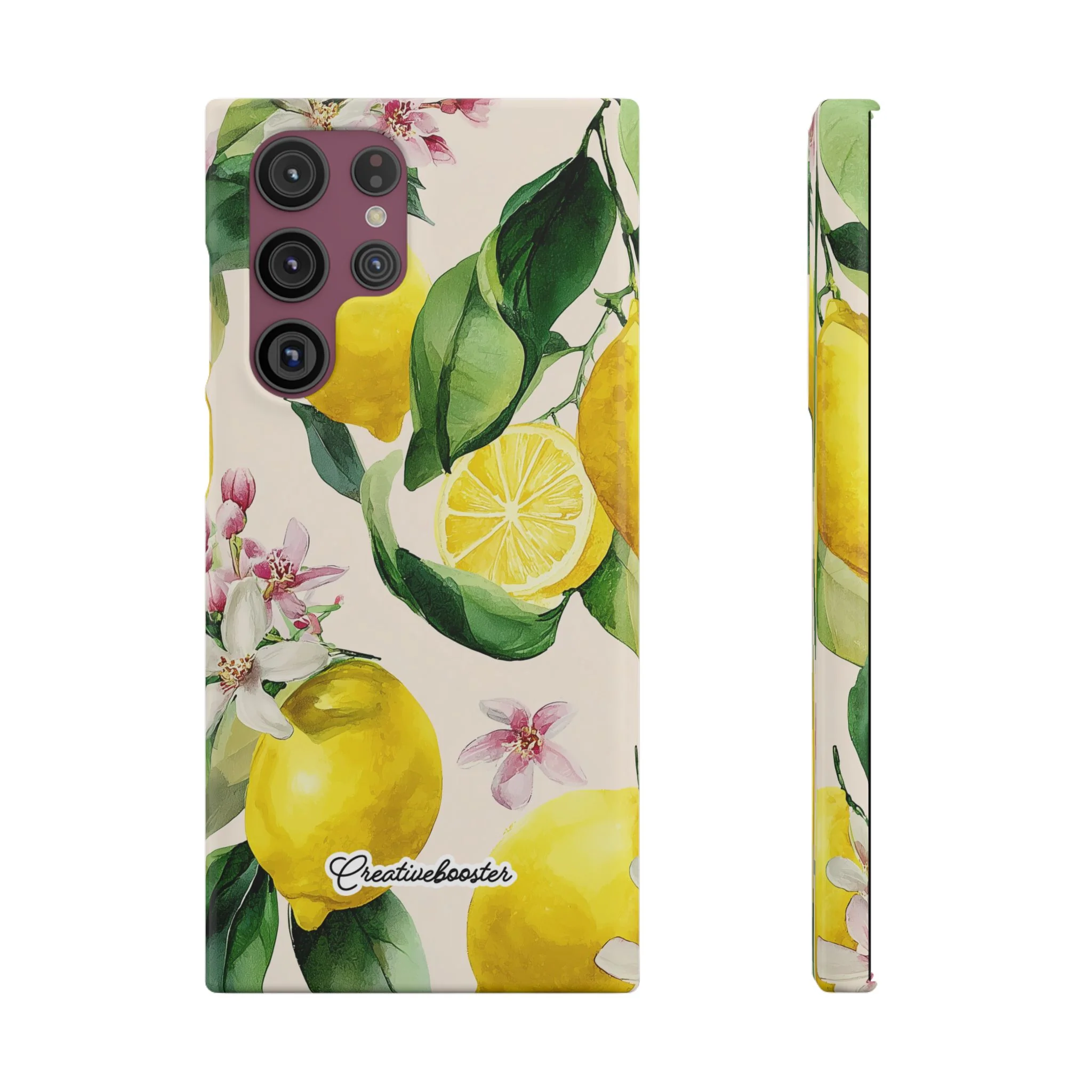 Lemon Blossom - Slim Phone Case - Image 35