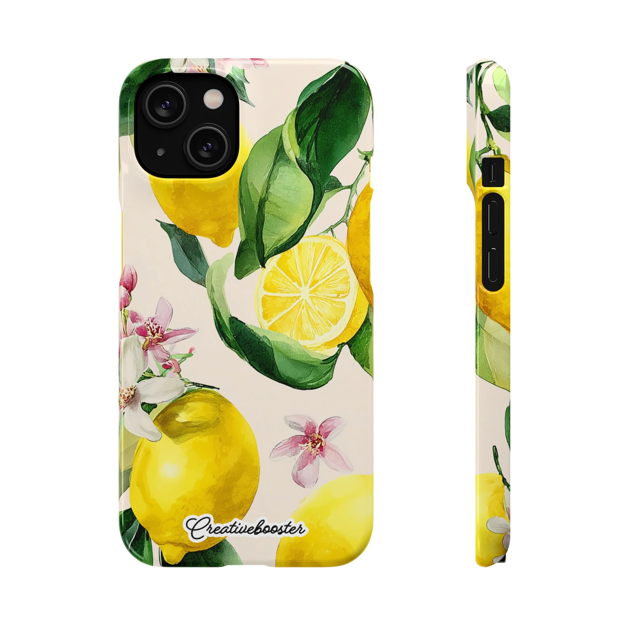 Lemon Blossom - Slim Phone Case - Image 36