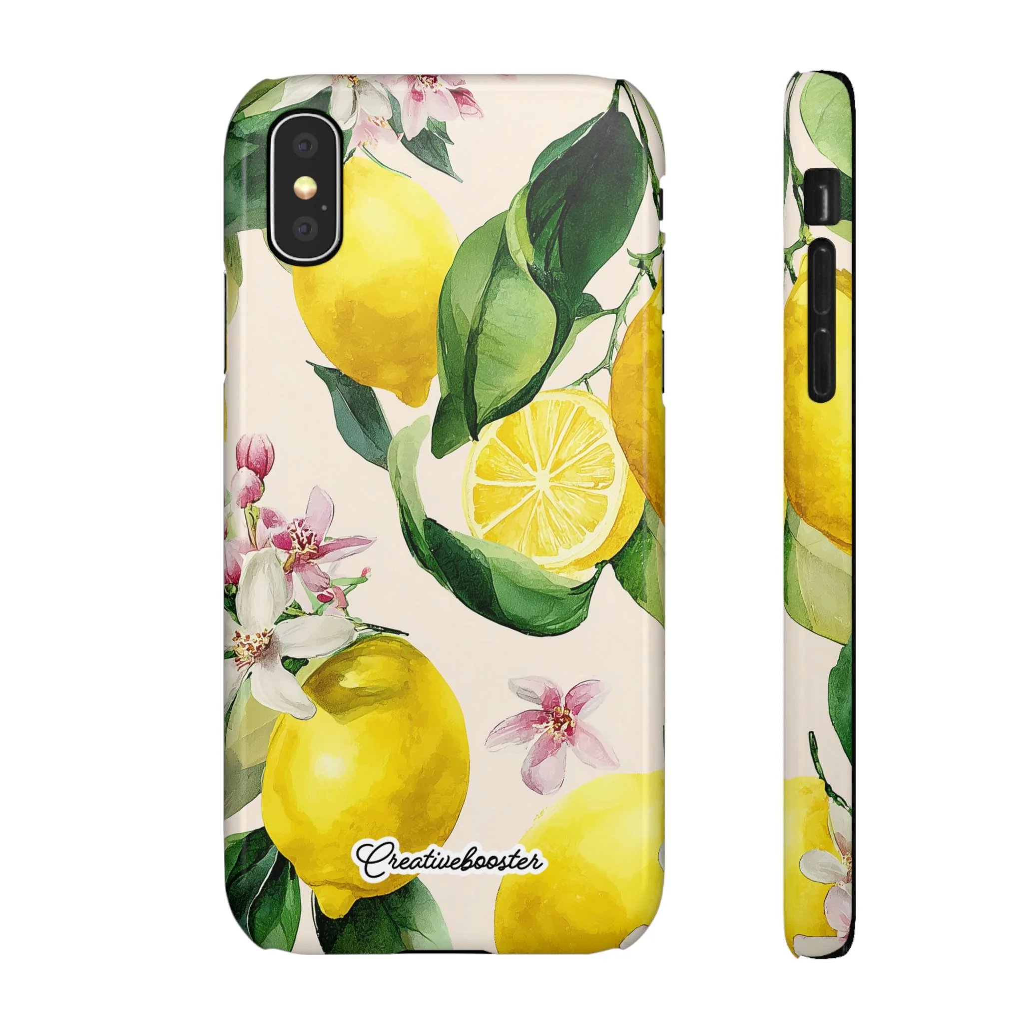 Lemon Blossom - Slim Phone Case - Image 4