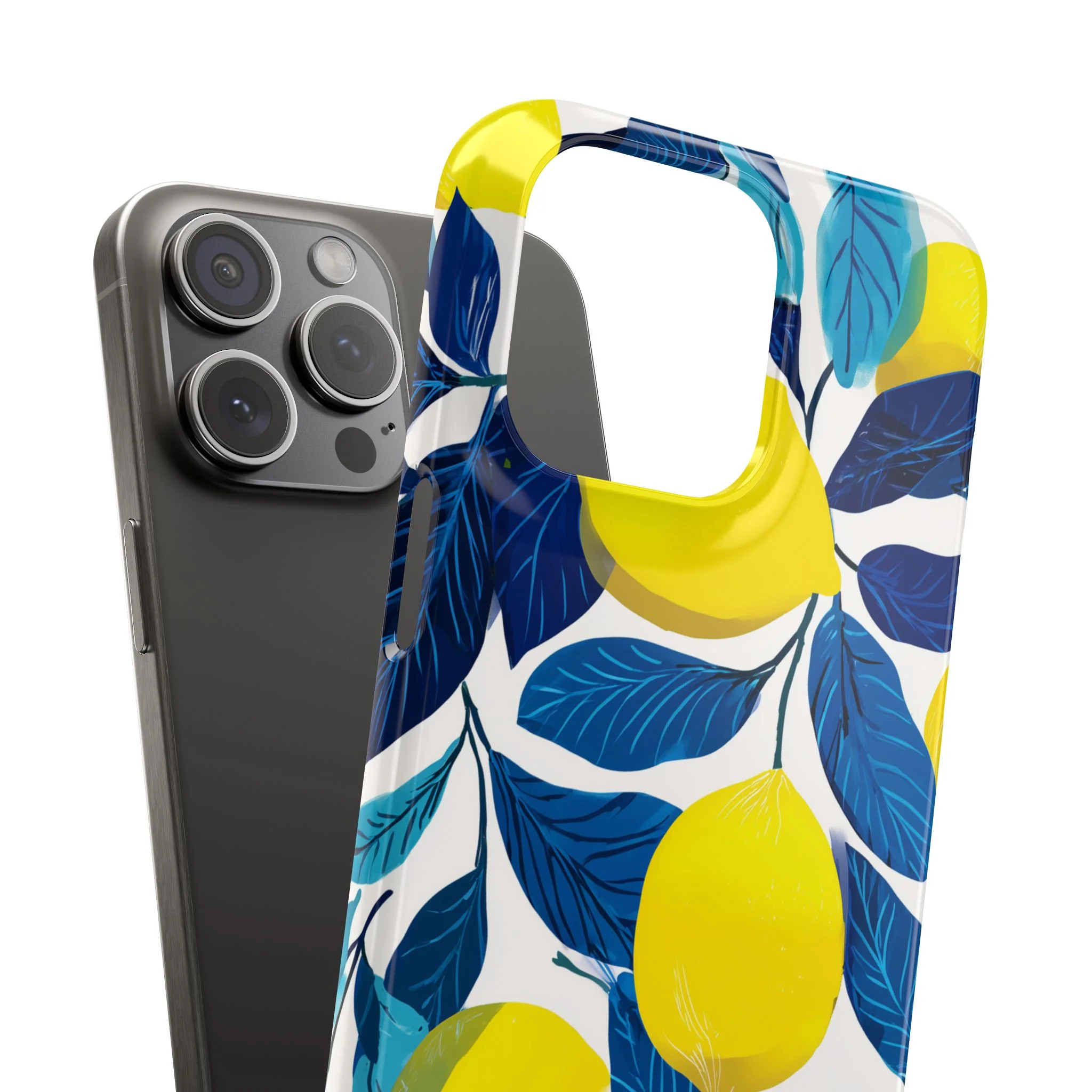 Midnight Citrus - Slim Phone Case - Image 106