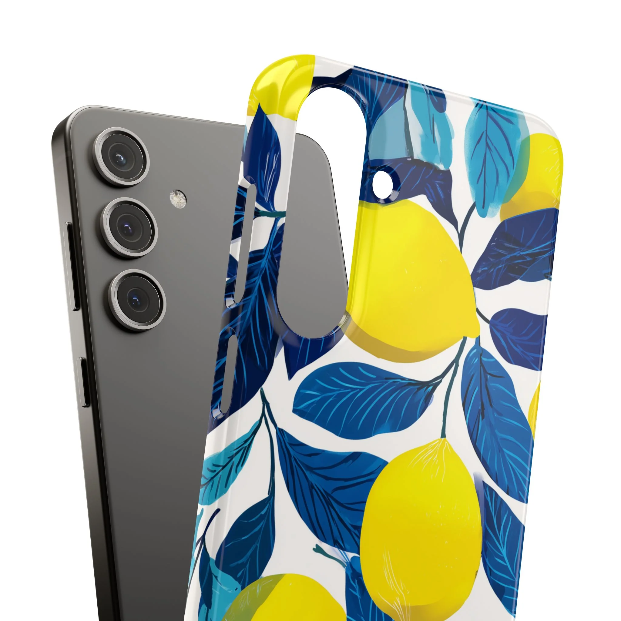 Midnight Citrus - Slim Phone Case - Image 108