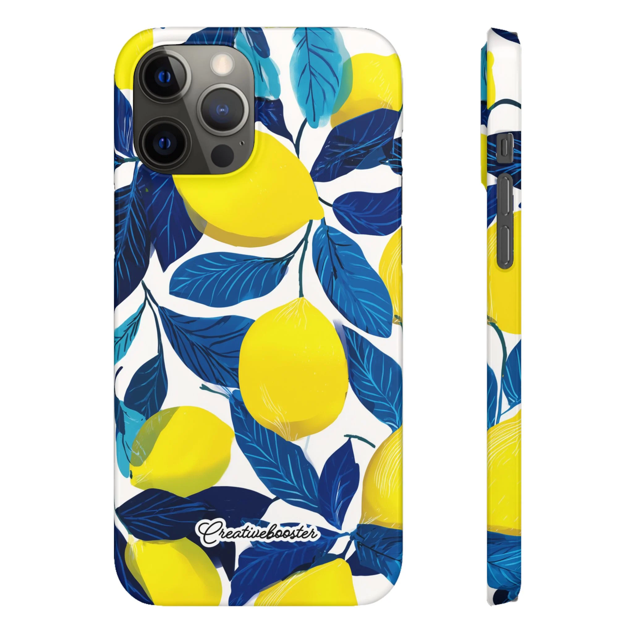 Midnight Citrus - Slim Phone Case - Image 22