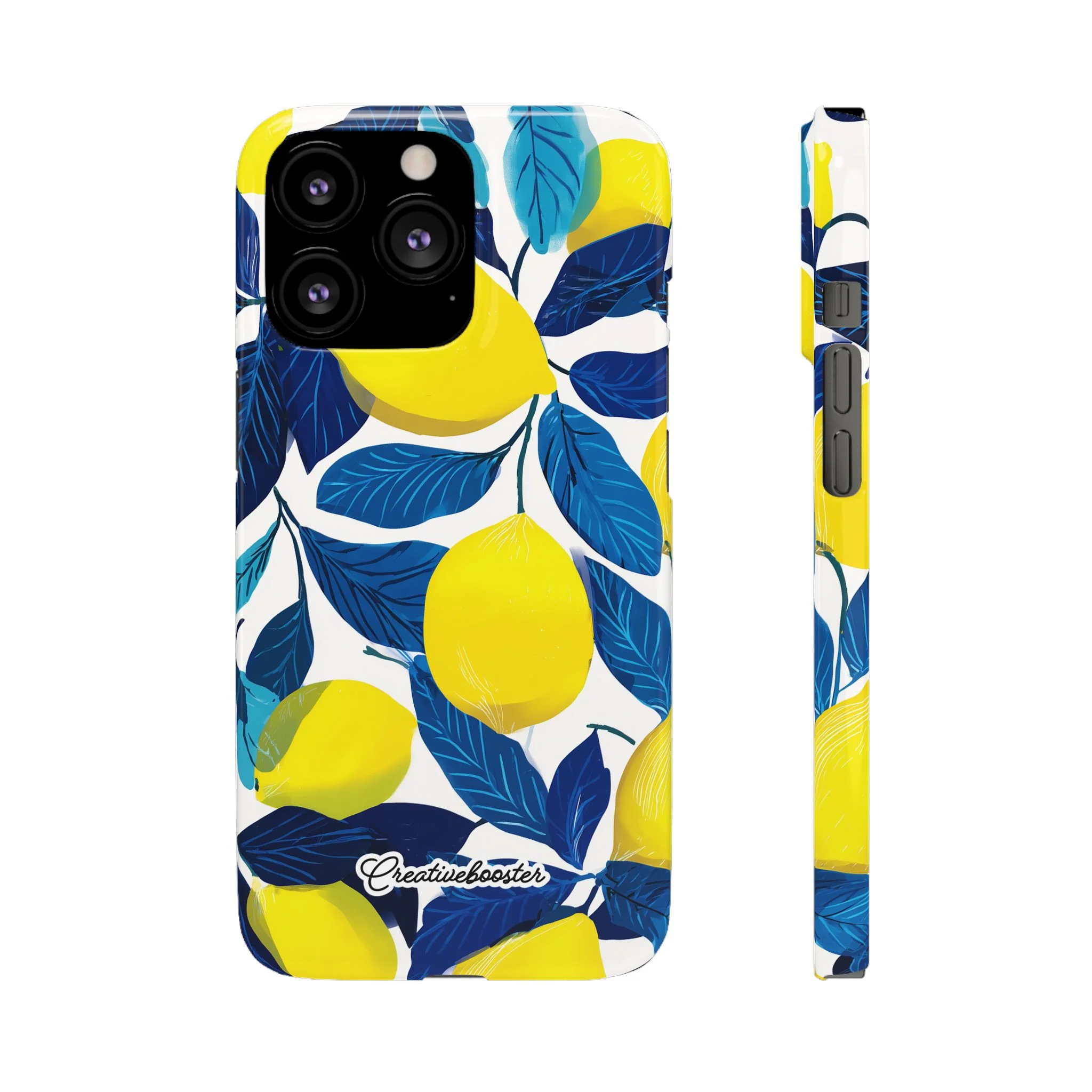 Midnight Citrus - Slim Phone Case - Image 25