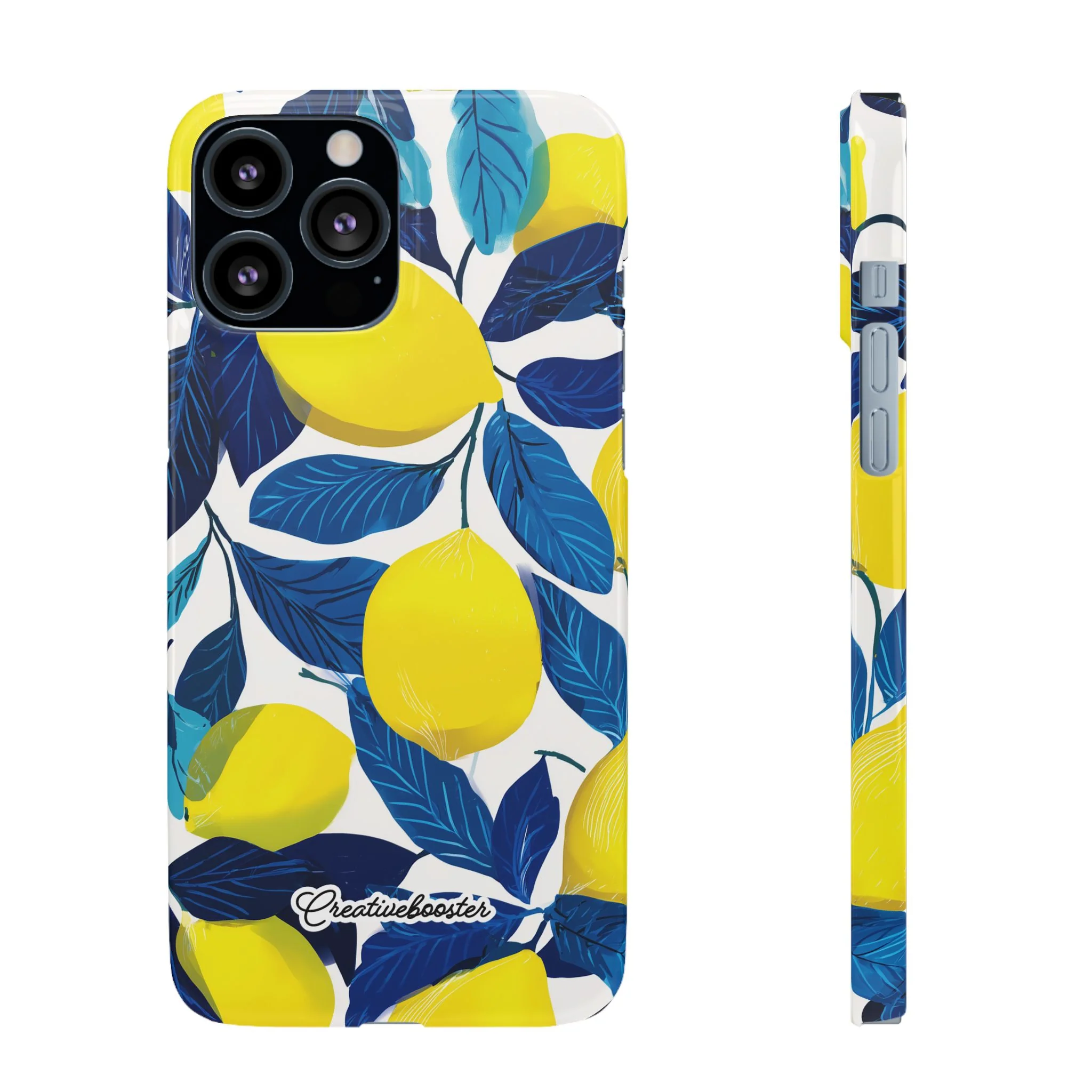 Midnight Citrus - Slim Phone Case - Image 26