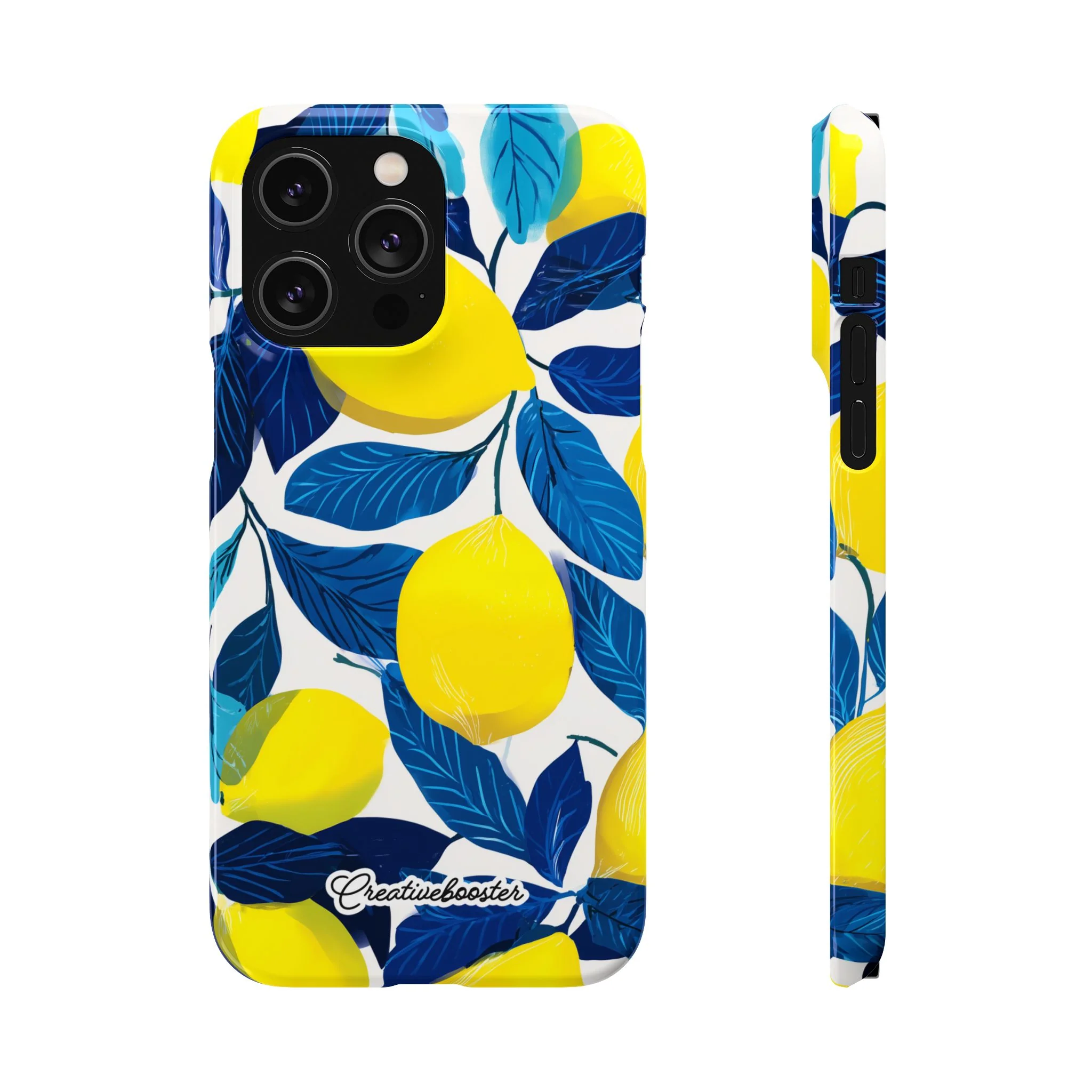 Midnight Citrus - Slim Phone Case - Image 39