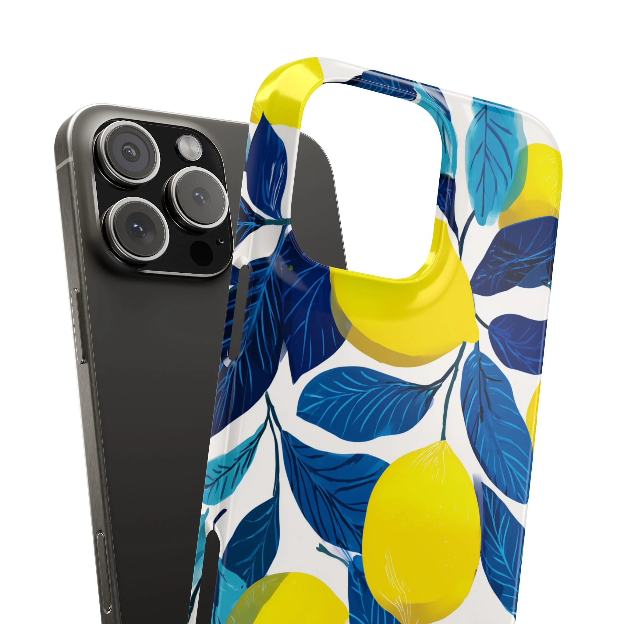 Midnight Citrus - Slim Phone Case - Image 98