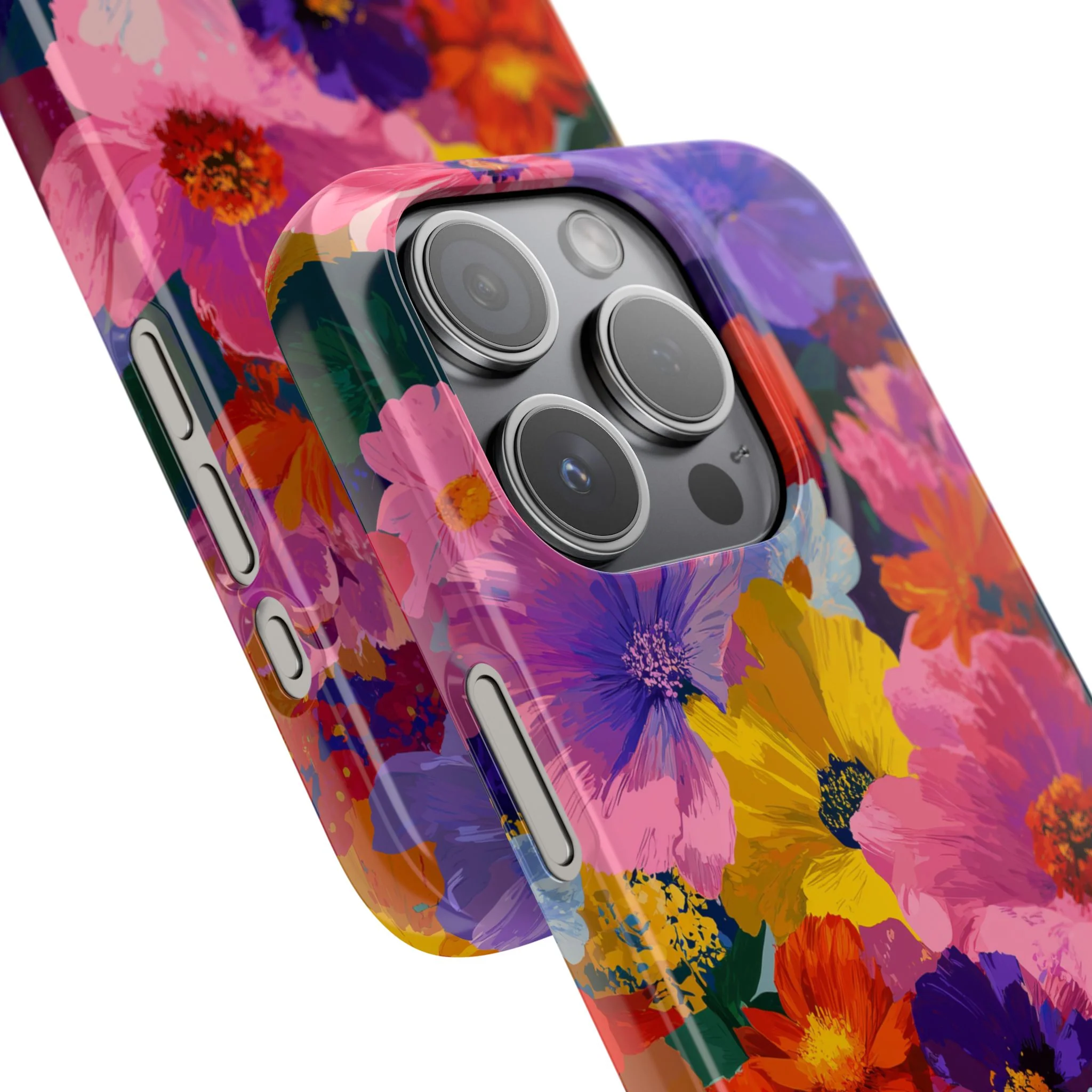Painted Petals - Slim Phone Case - Image 101