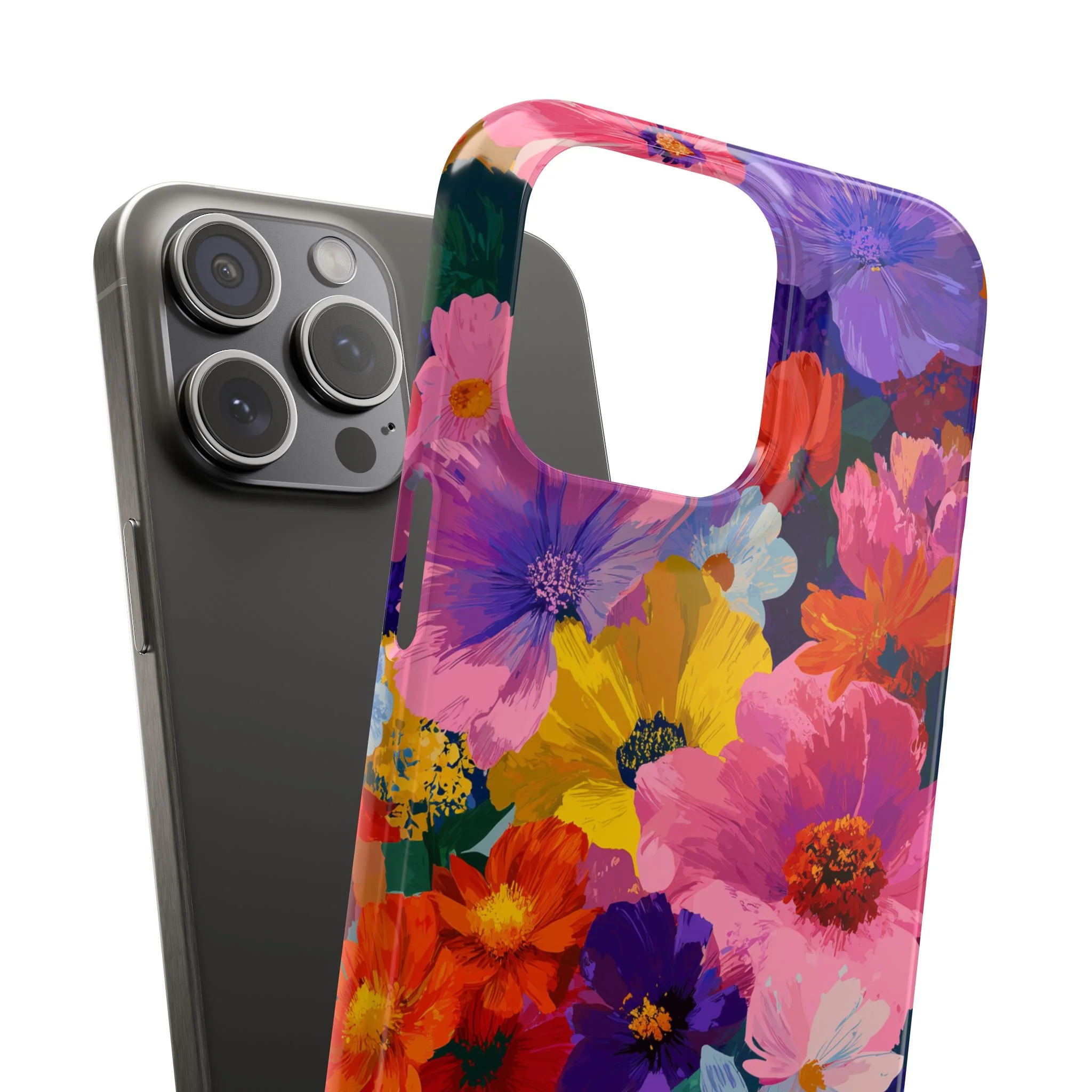 Painted Petals - Slim Phone Case - Image 106