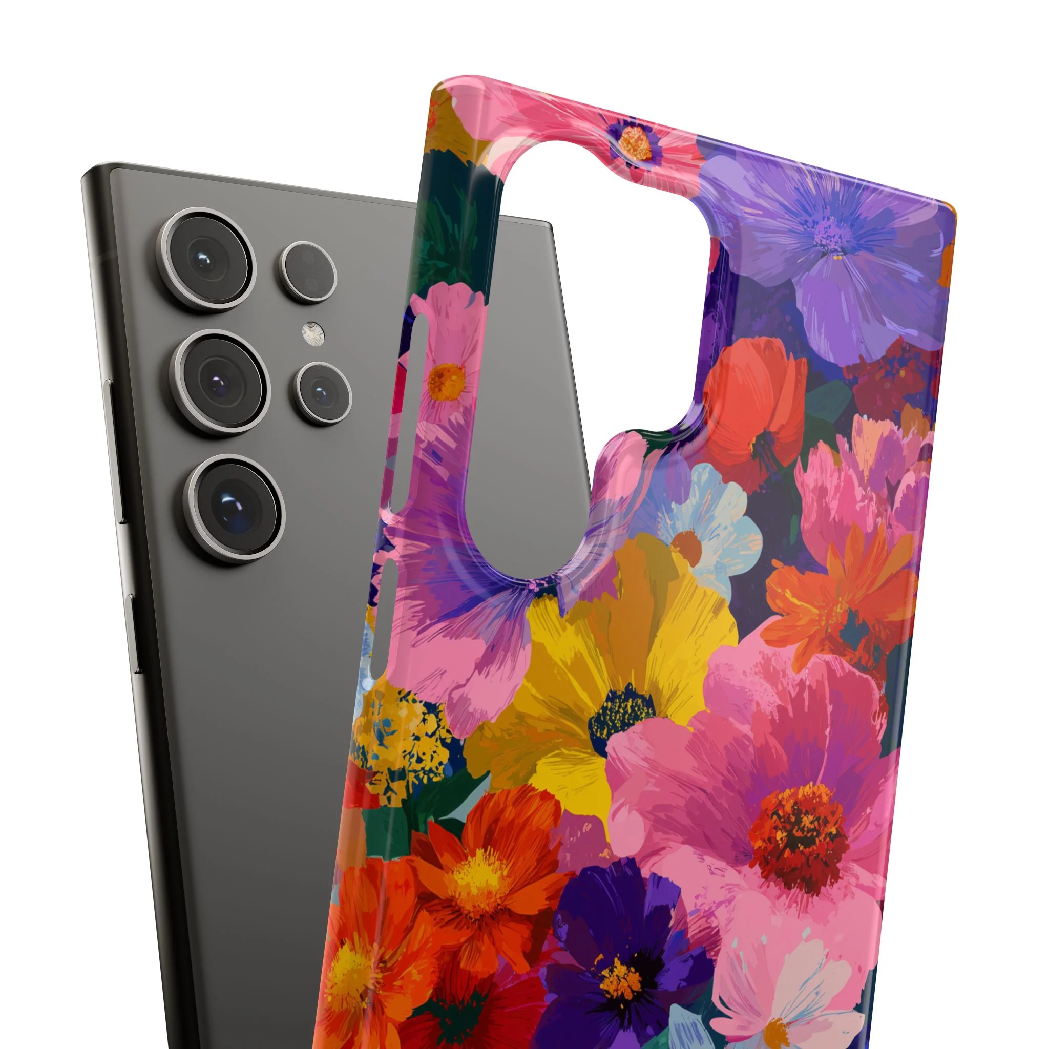 Painted Petals - Slim Phone Case - Image 112