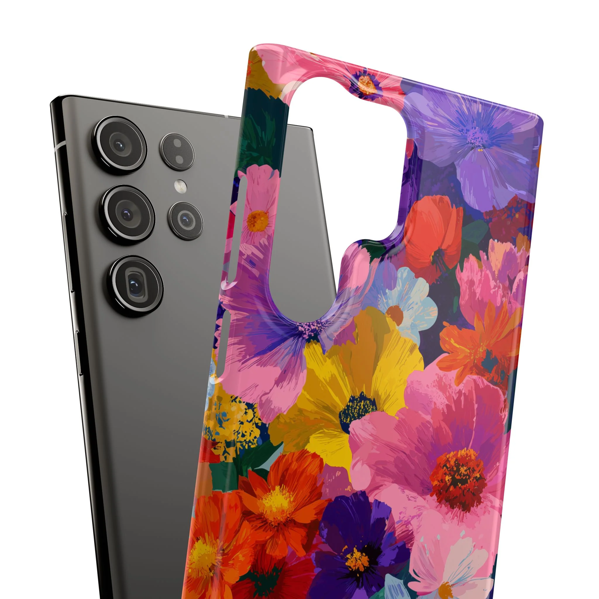 Painted Petals - Slim Phone Case - Image 118