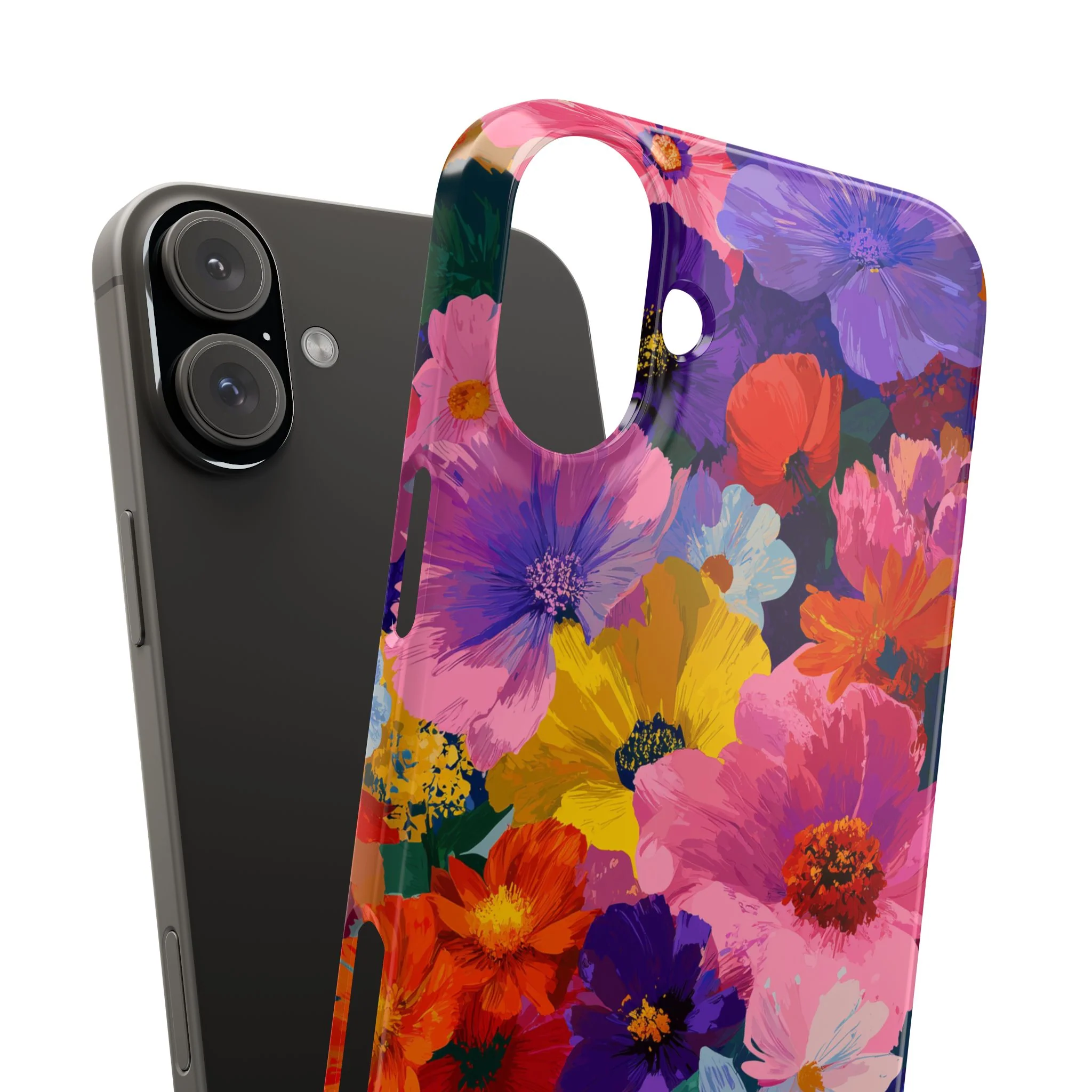 Painted Petals - Slim Phone Case - Image 96