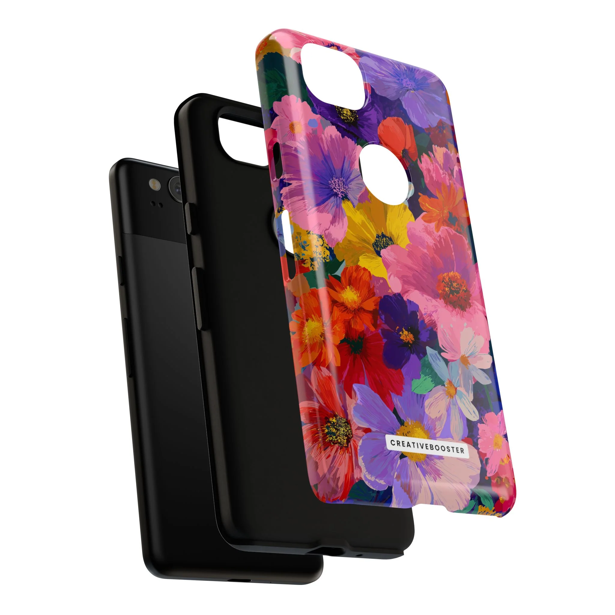 Painted Petals - Tough Phone Case - Image 157