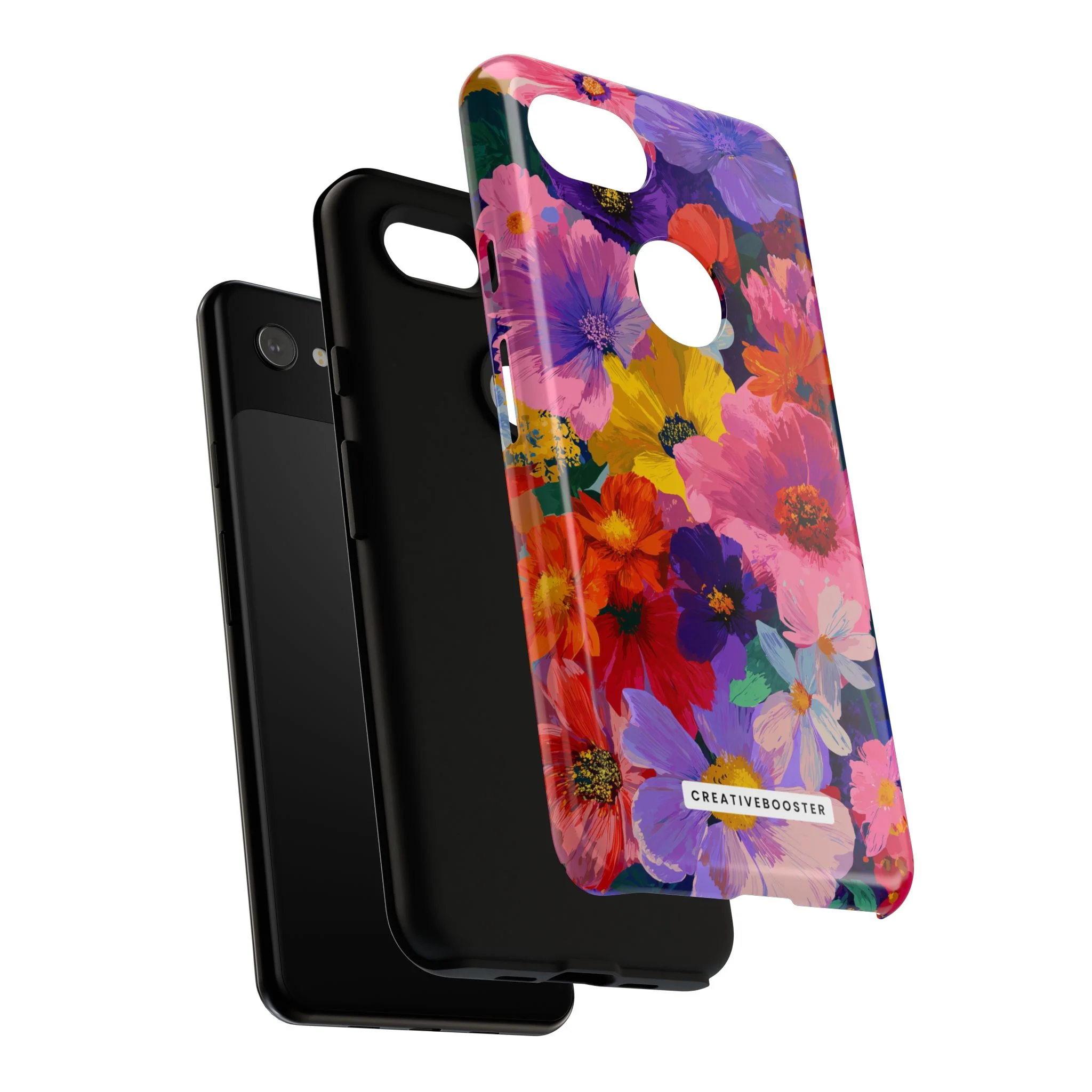 Painted Petals - Tough Phone Case - Image 167