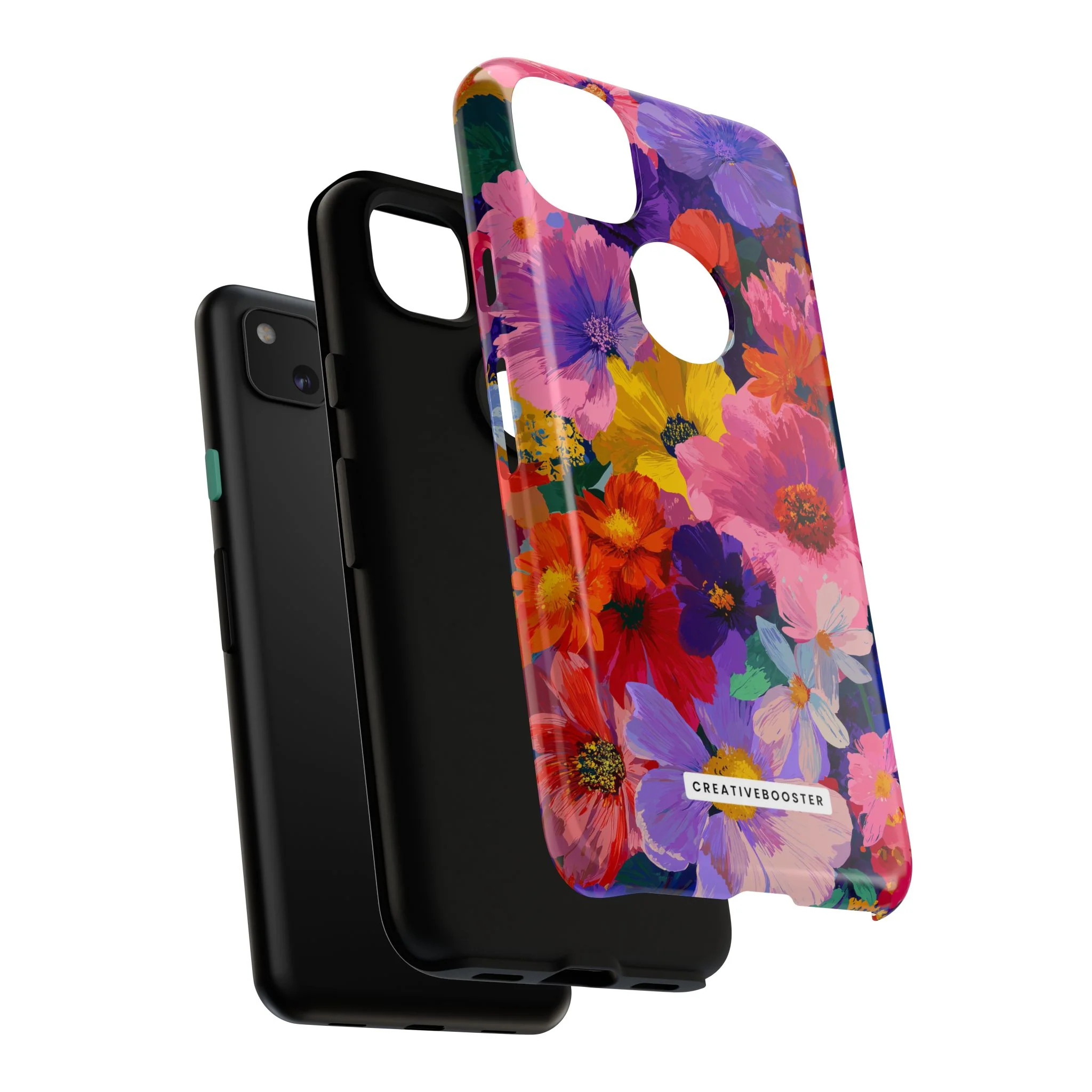 Painted Petals - Tough Phone Case - Image 173
