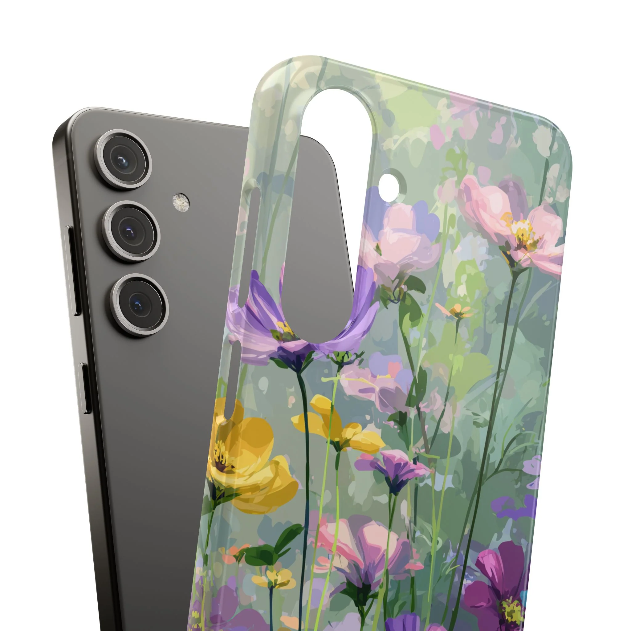 Pastel Bloom - Slim Phone Case - Image 108