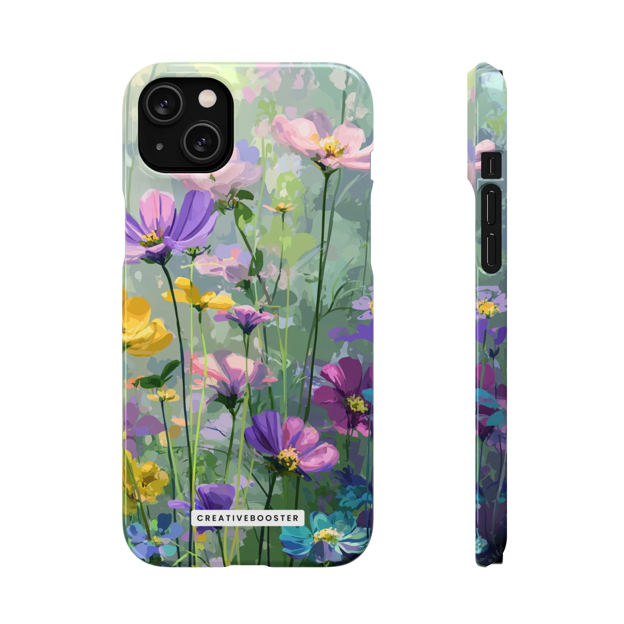 Pastel Bloom - Slim Phone Case - Image 38