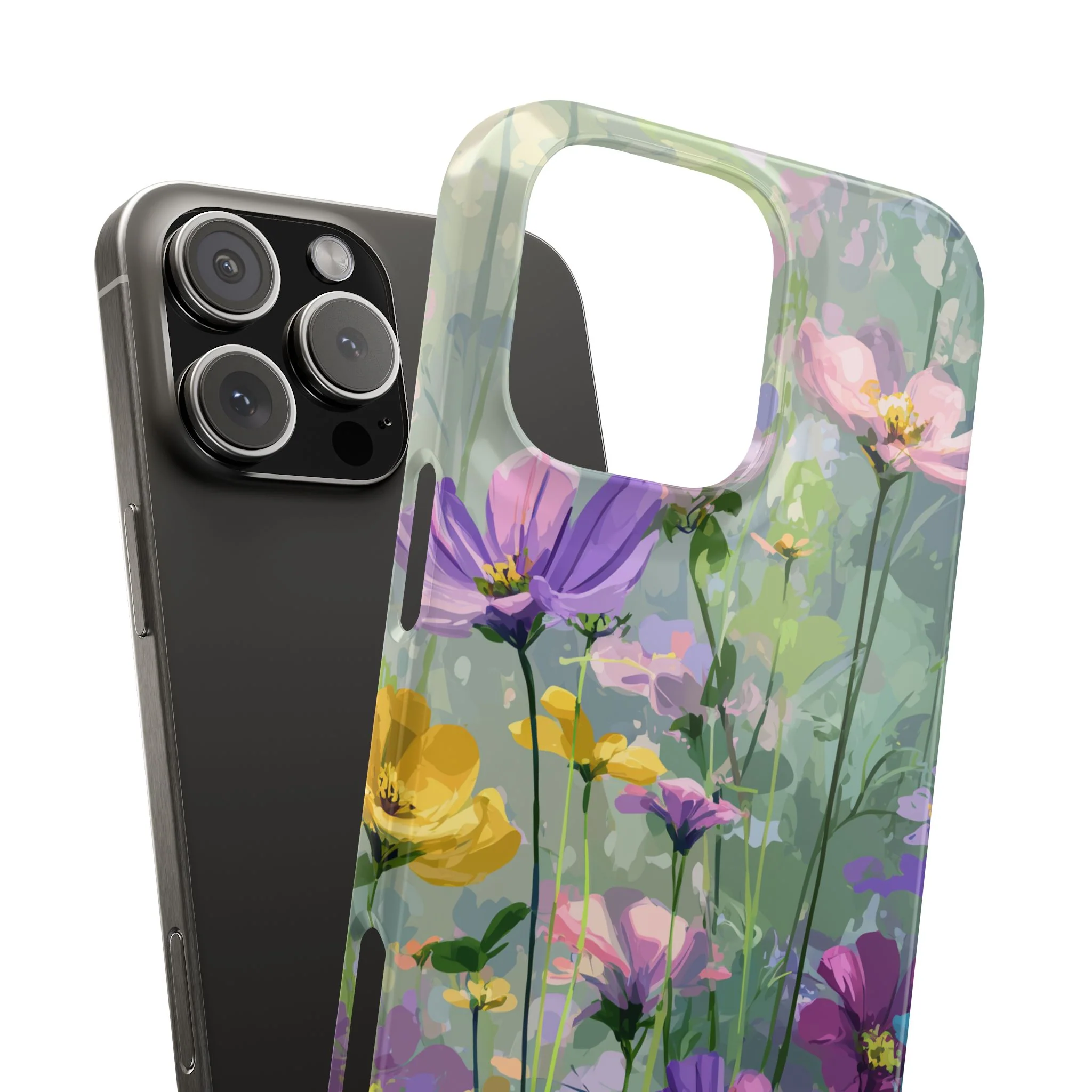 Pastel Bloom - Slim Phone Case - Image 98
