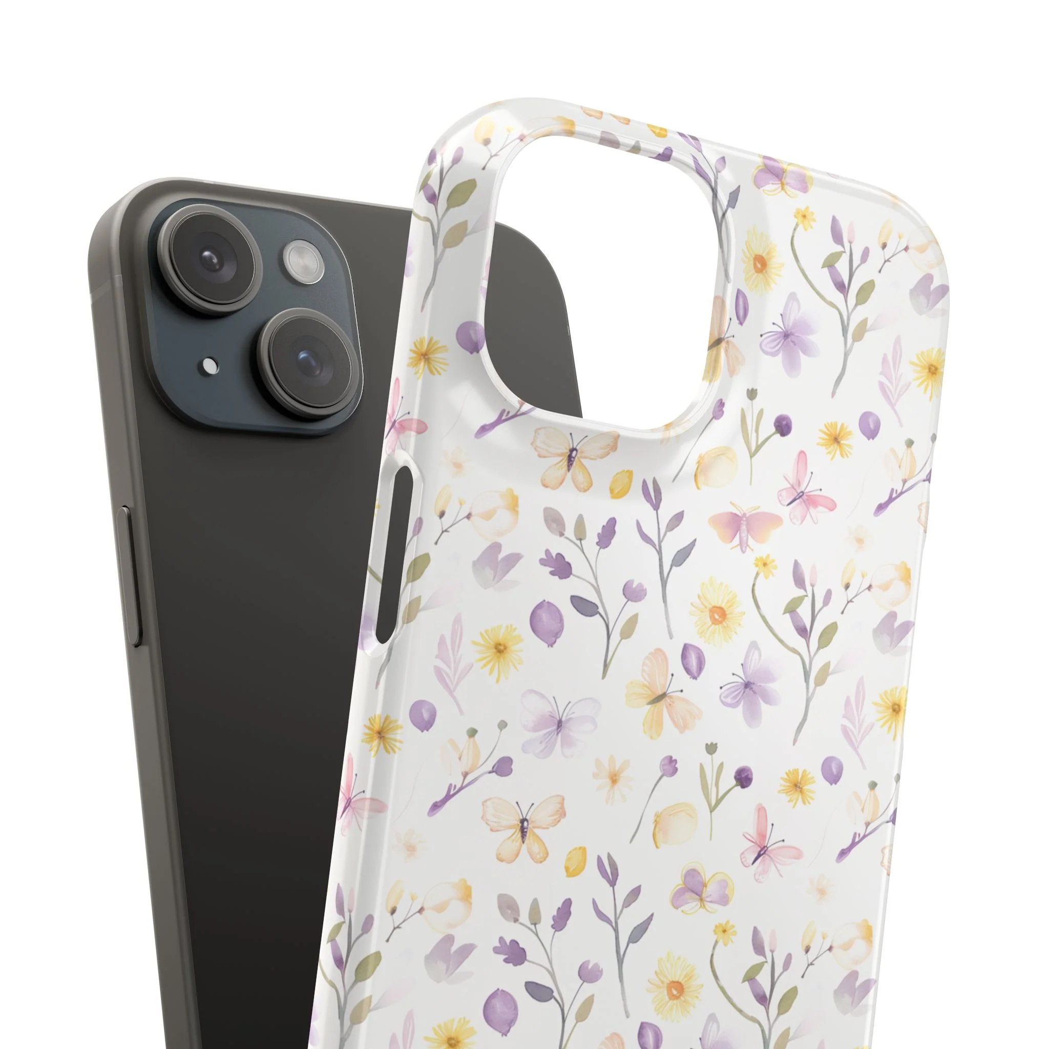 Pastel Meadow - Slim Phone Case - Image 100