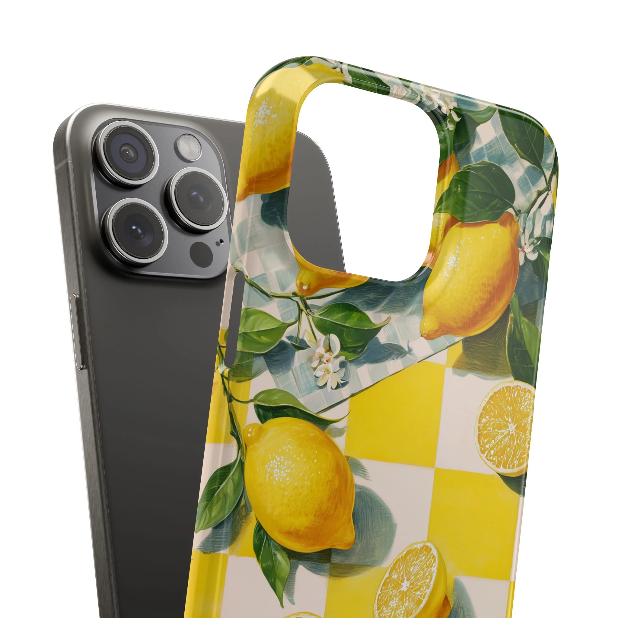 Picnic Lemon - Slim Phone Case - Image 106