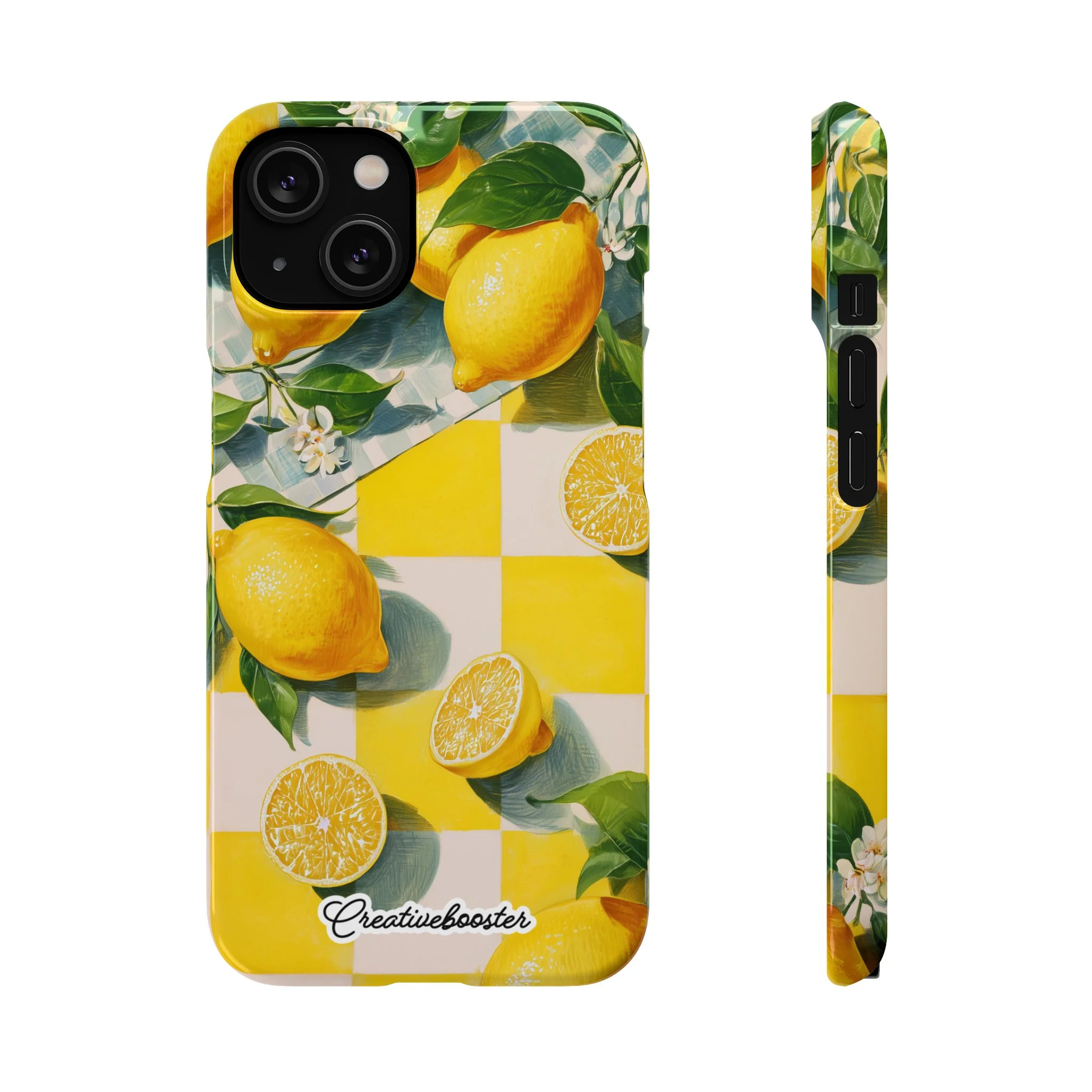 Picnic Lemon - Slim Phone Case - Image 36