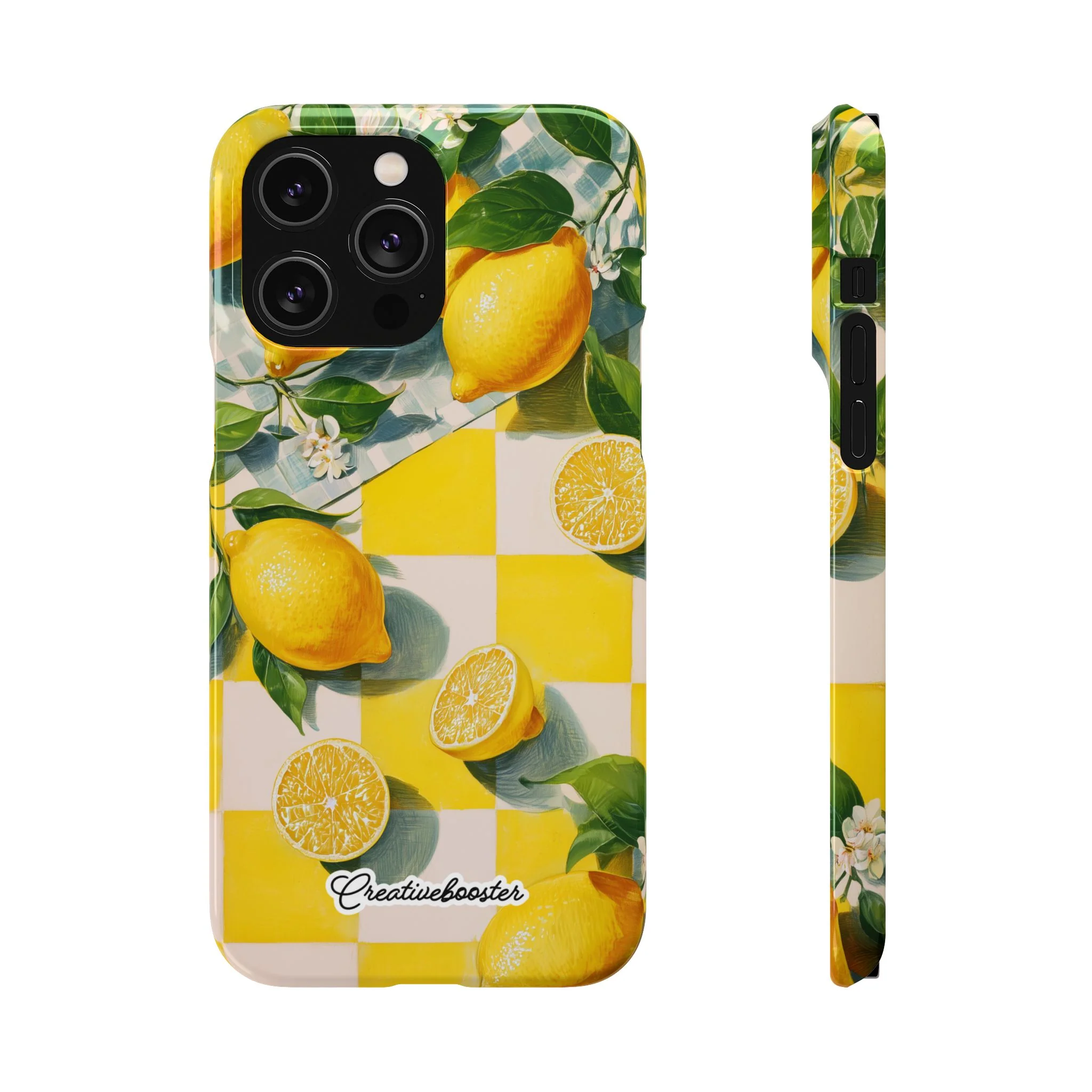 Picnic Lemon - Slim Phone Case - Image 39