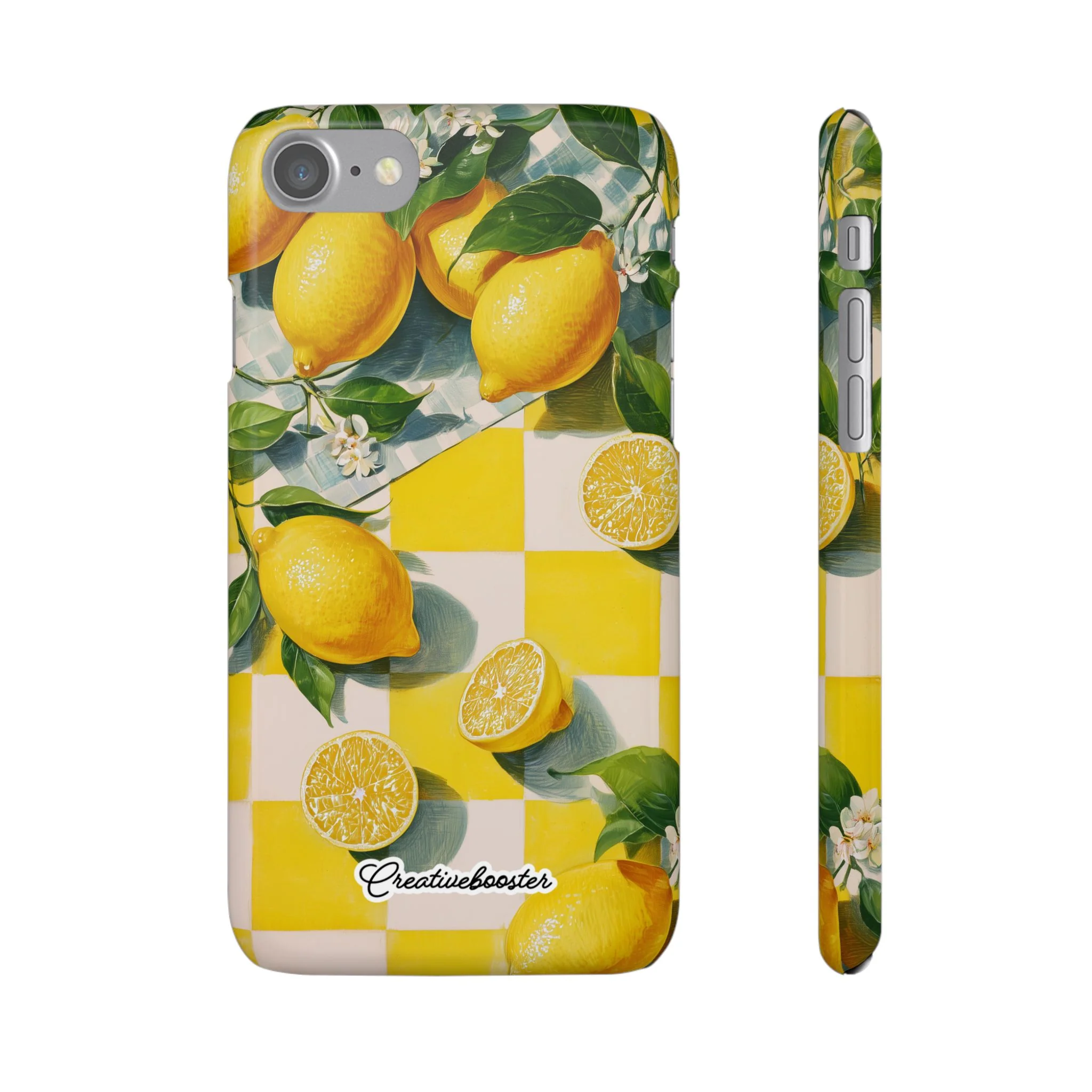 Picnic Lemon - Slim Phone Case - Image 5