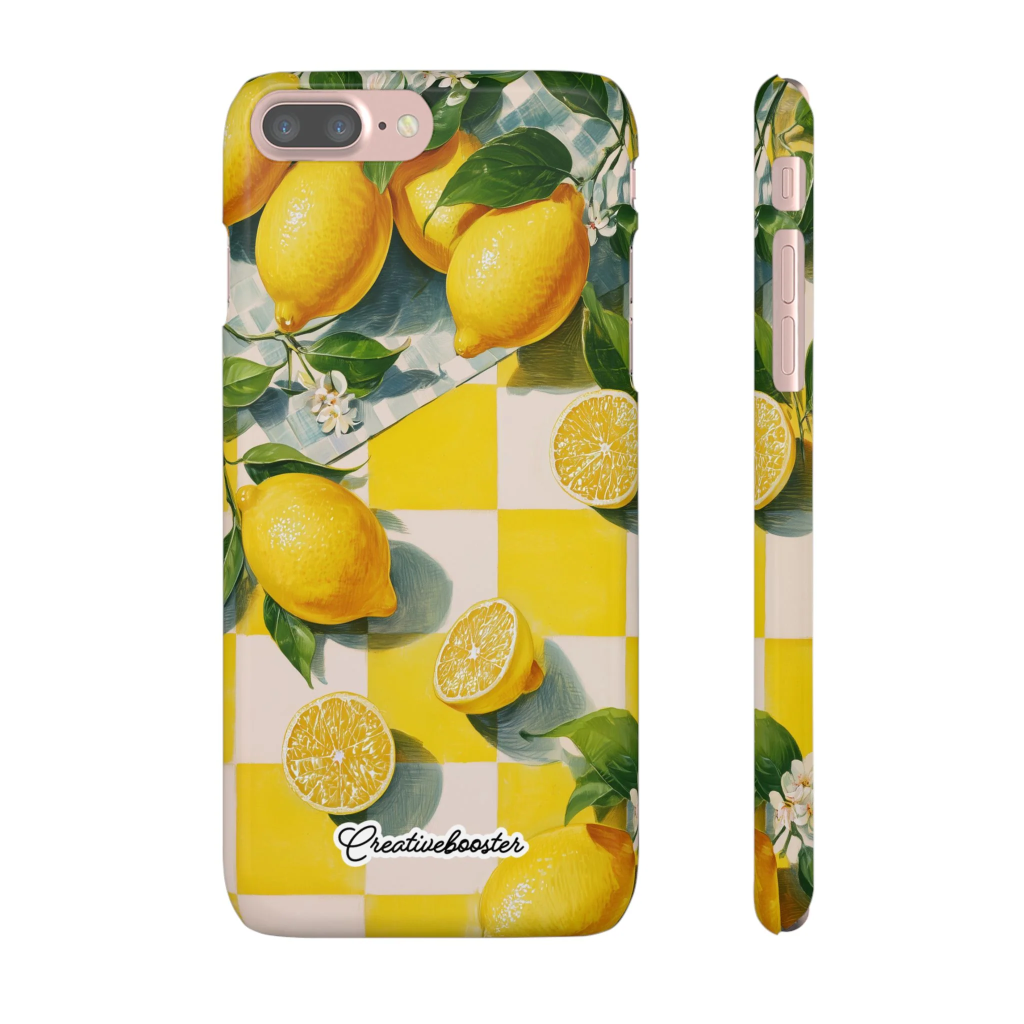Picnic Lemon - Slim Phone Case - Image 6