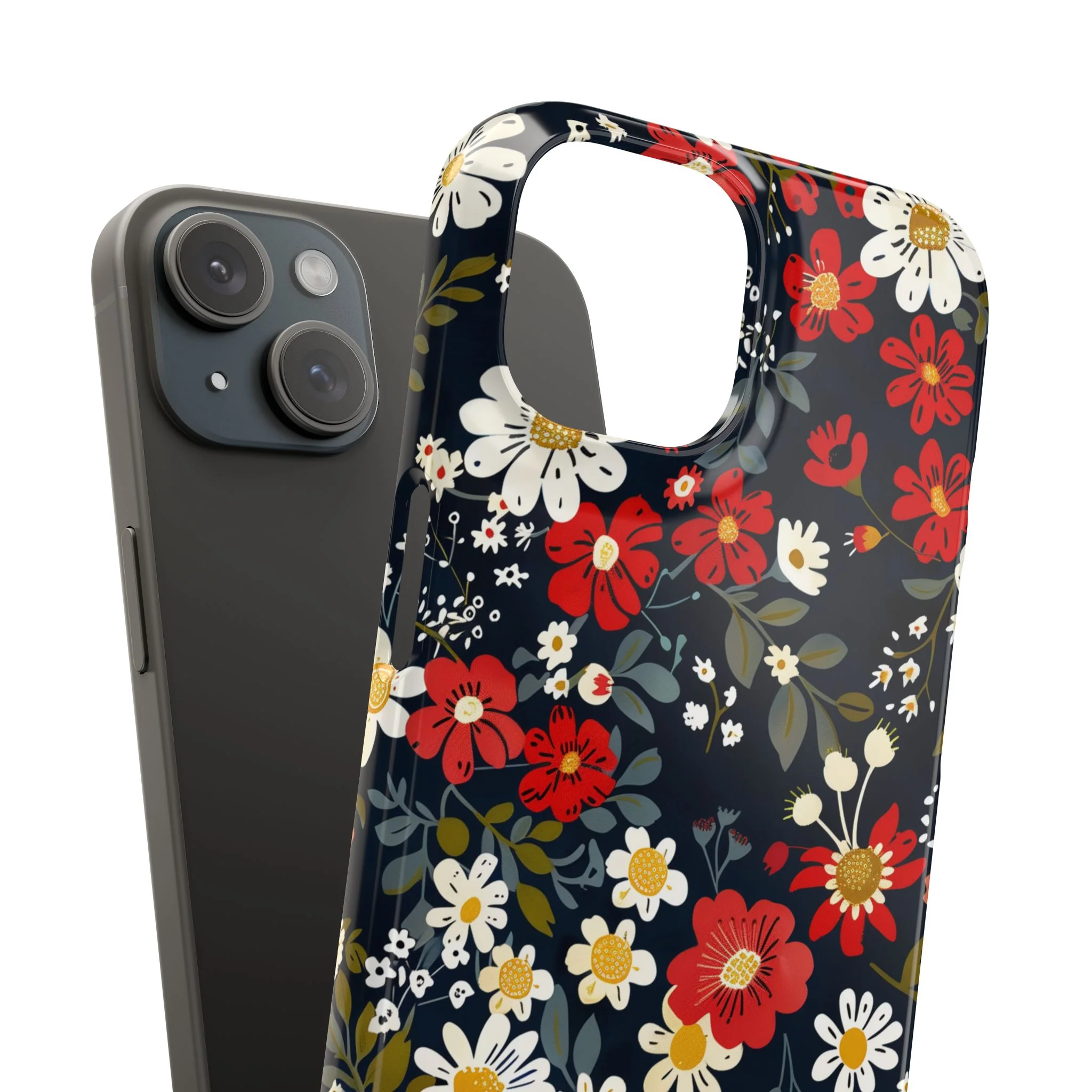 Retro Daisy - Slim Phone Case - Image 100