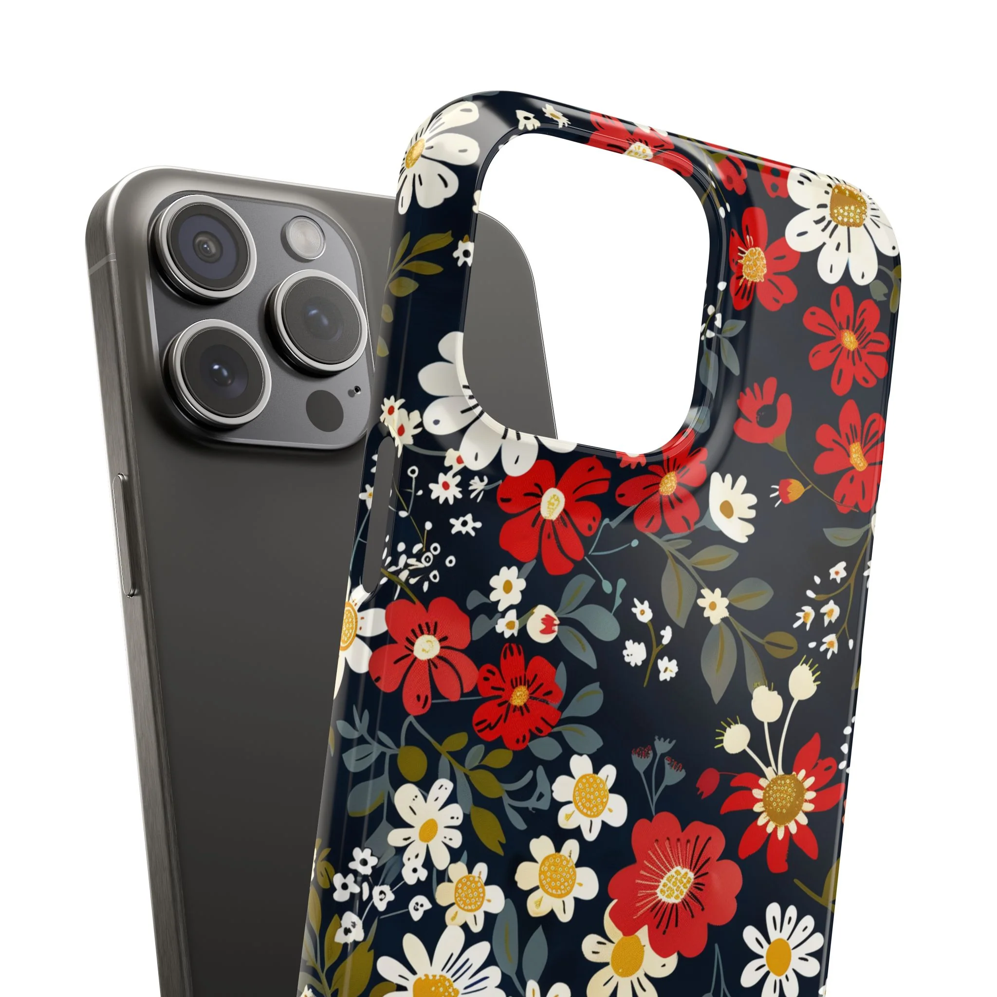 Retro Daisy - Slim Phone Case - Image 106