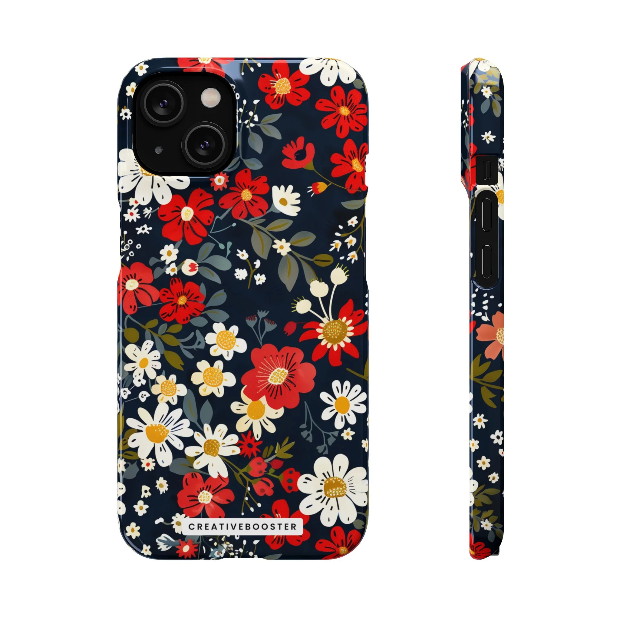 Retro Daisy - Slim Phone Case - Image 36