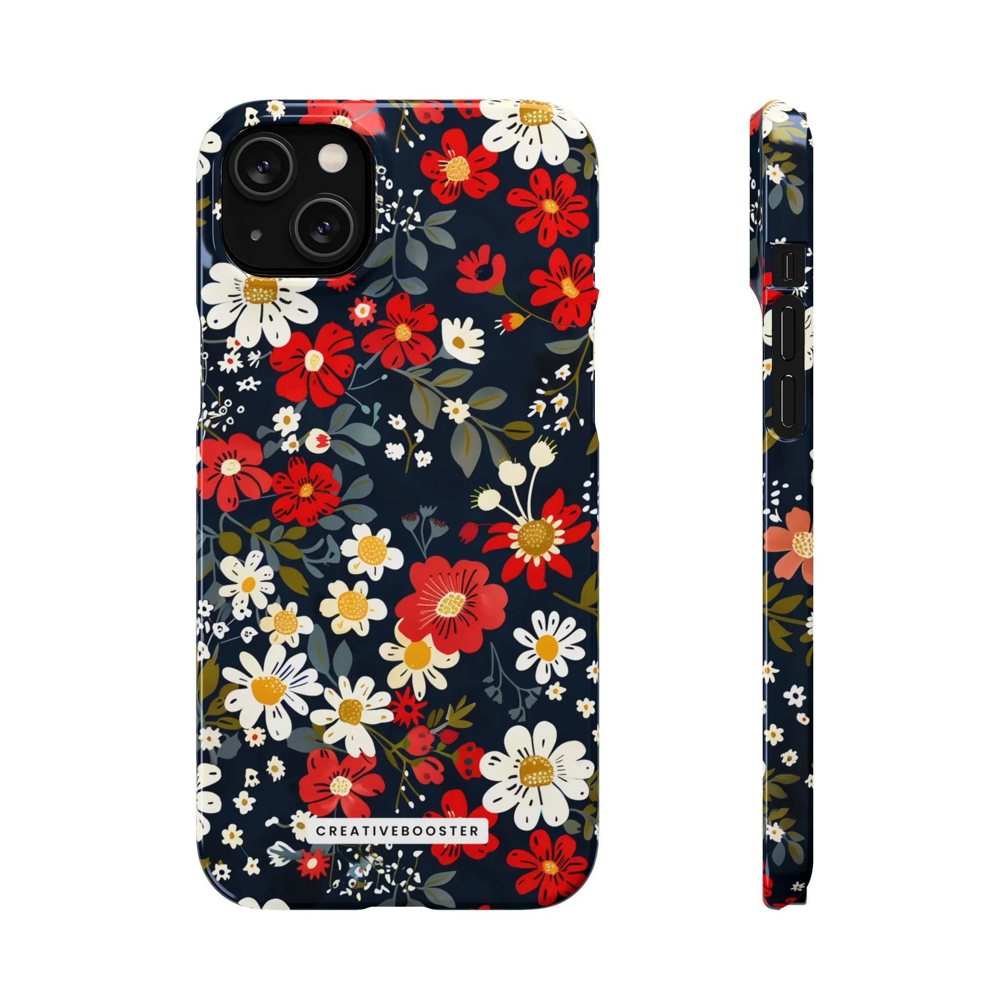 Retro Daisy - Slim Phone Case - Image 38