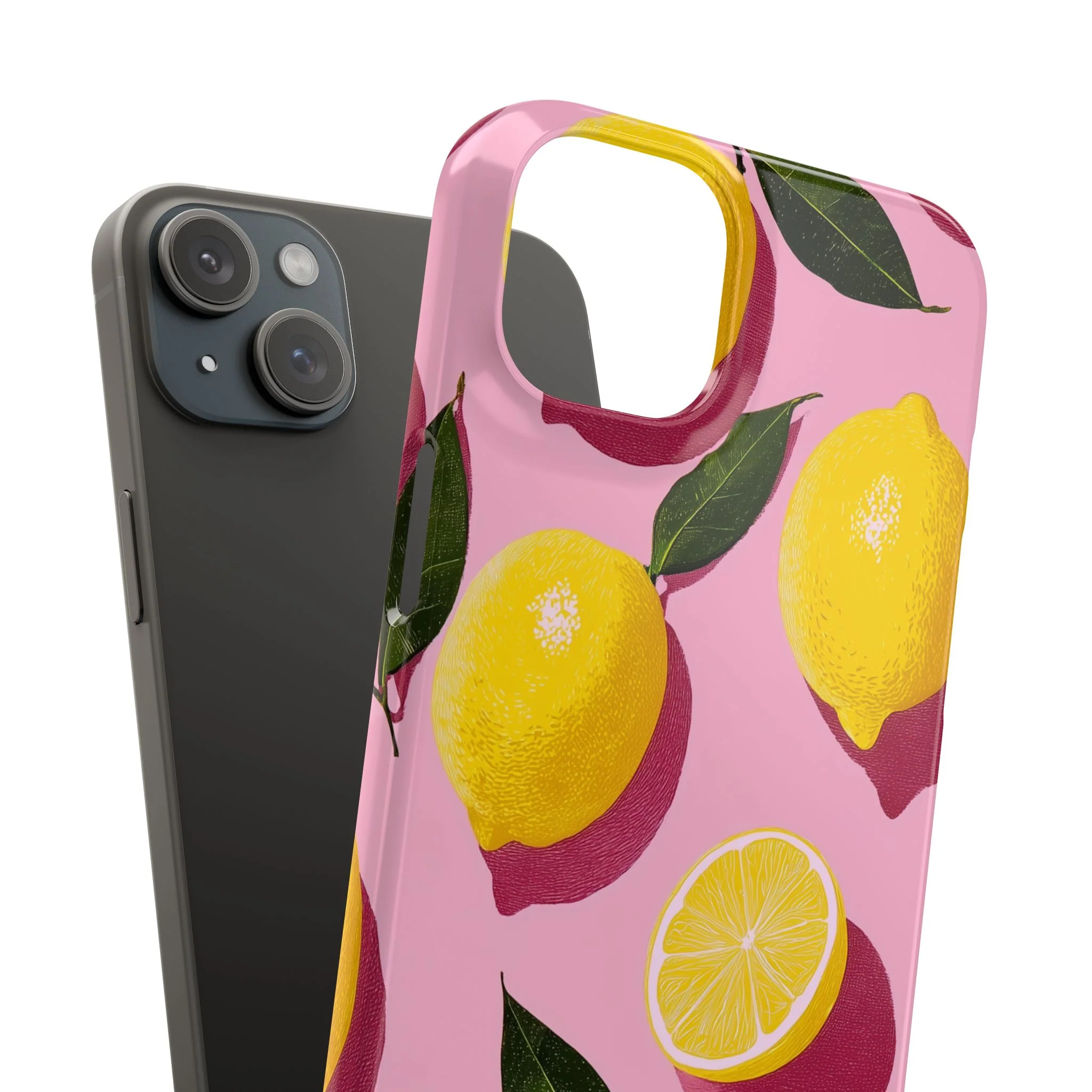 Retro Lemon - Slim Phone Case - Image 104
