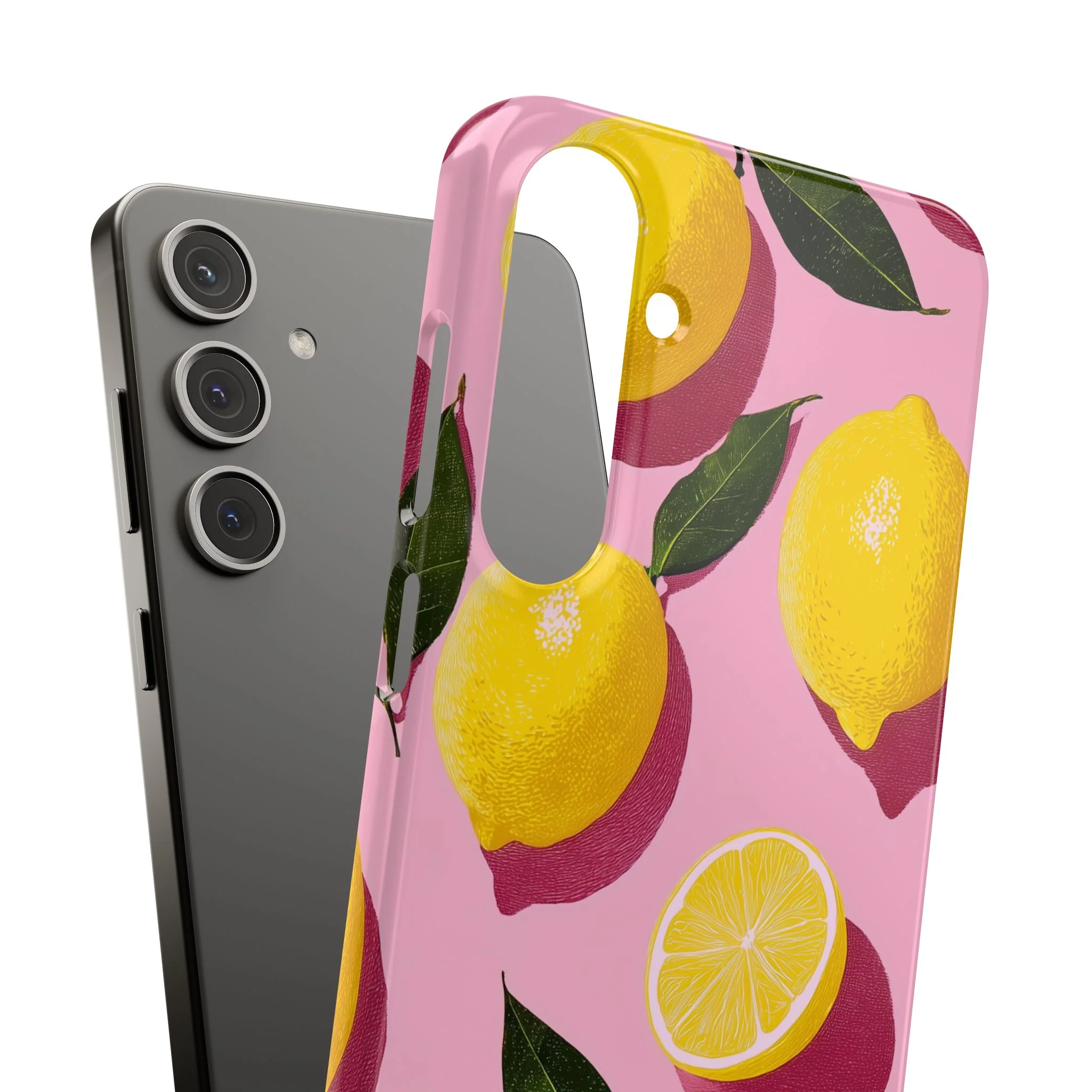 Retro Lemon - Slim Phone Case - Image 110