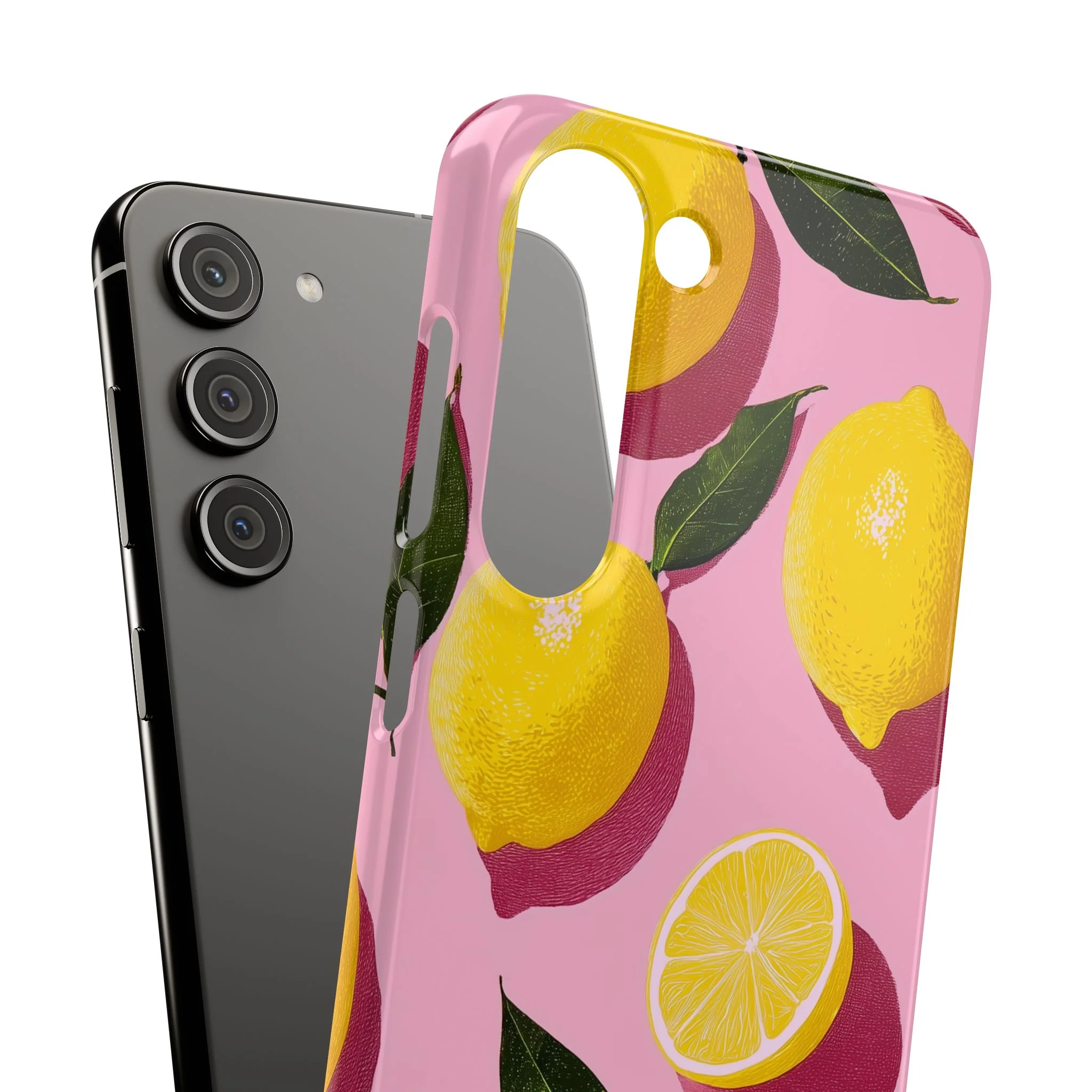 Retro Lemon - Slim Phone Case - Image 114