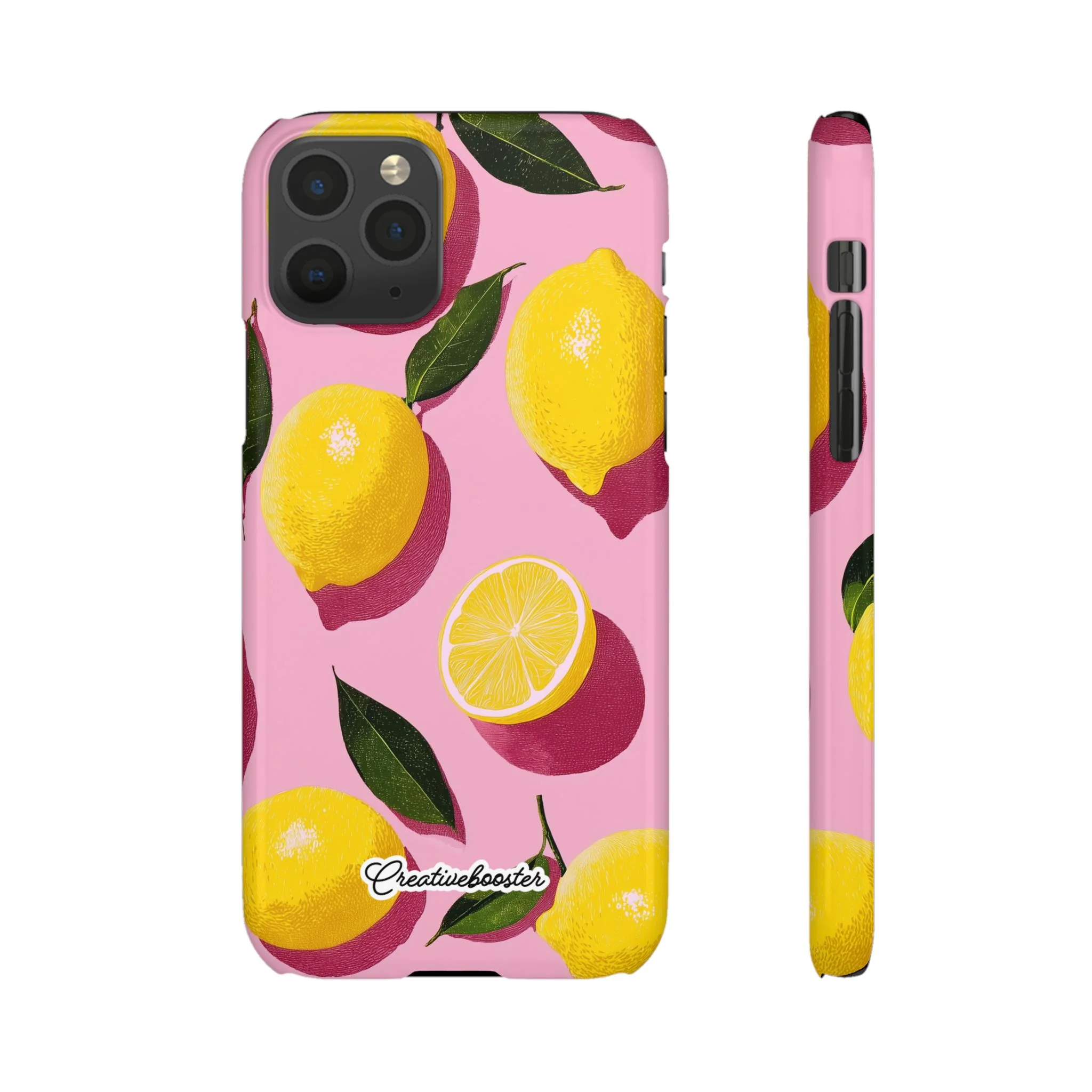 Retro Lemon - Slim Phone Case - Image 14